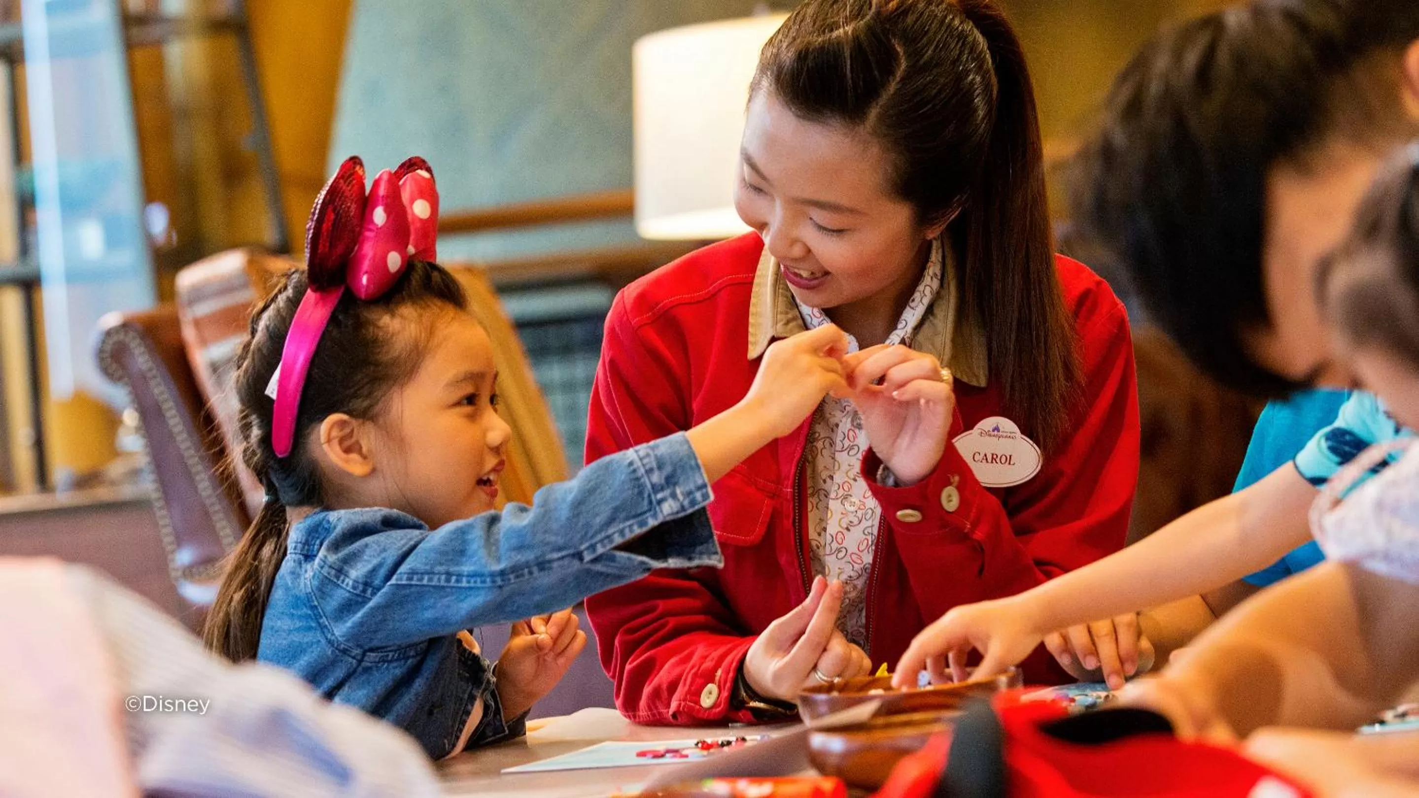children in Hong Kong Disneyland Hotel