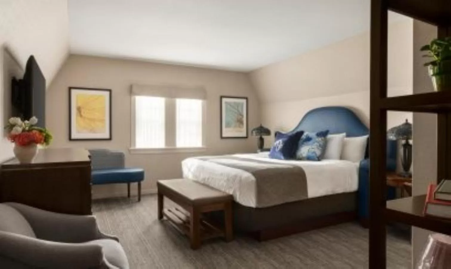 Bed in The Glidden House