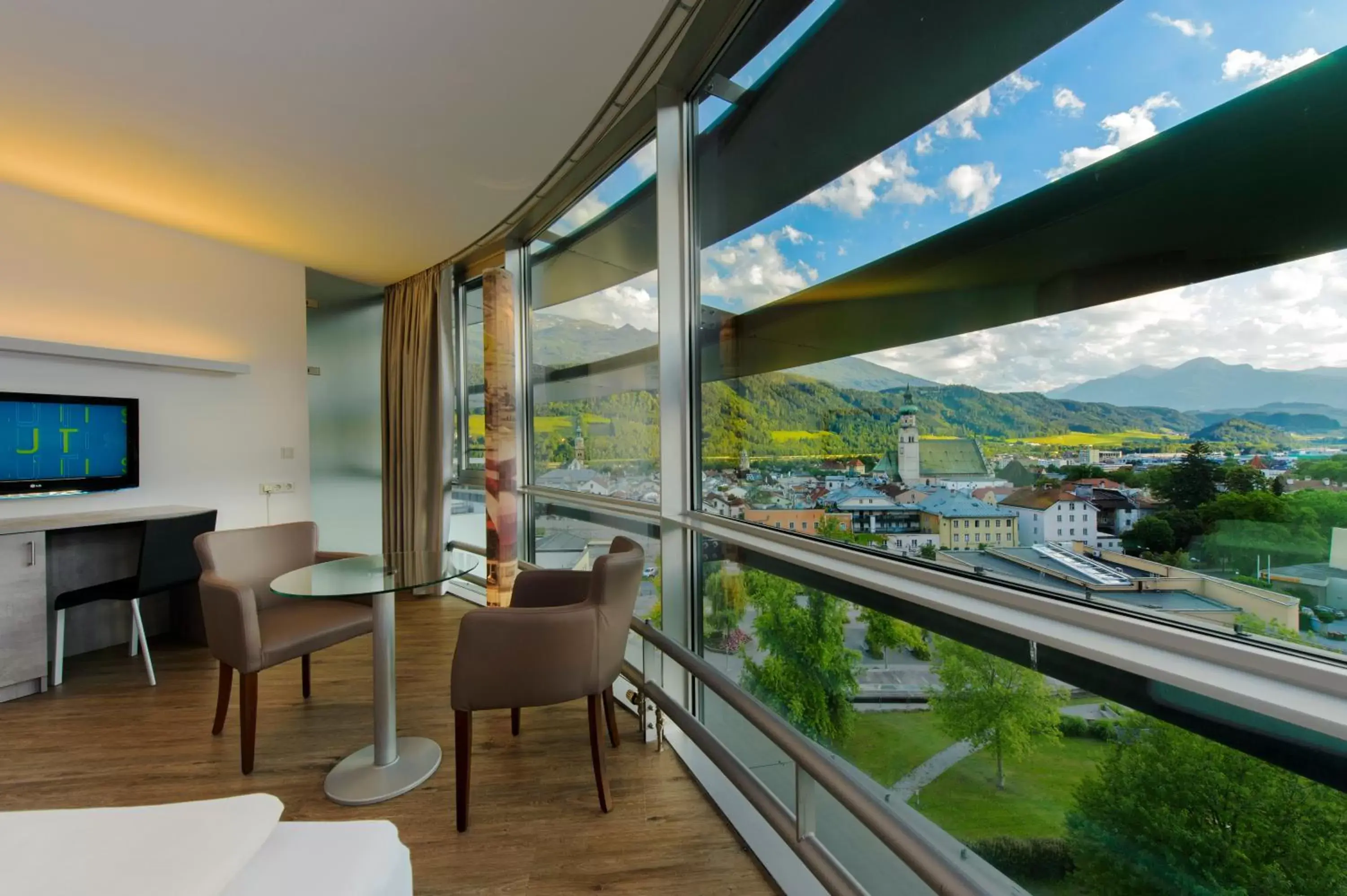 City view in Parkhotel Hall in Tirol