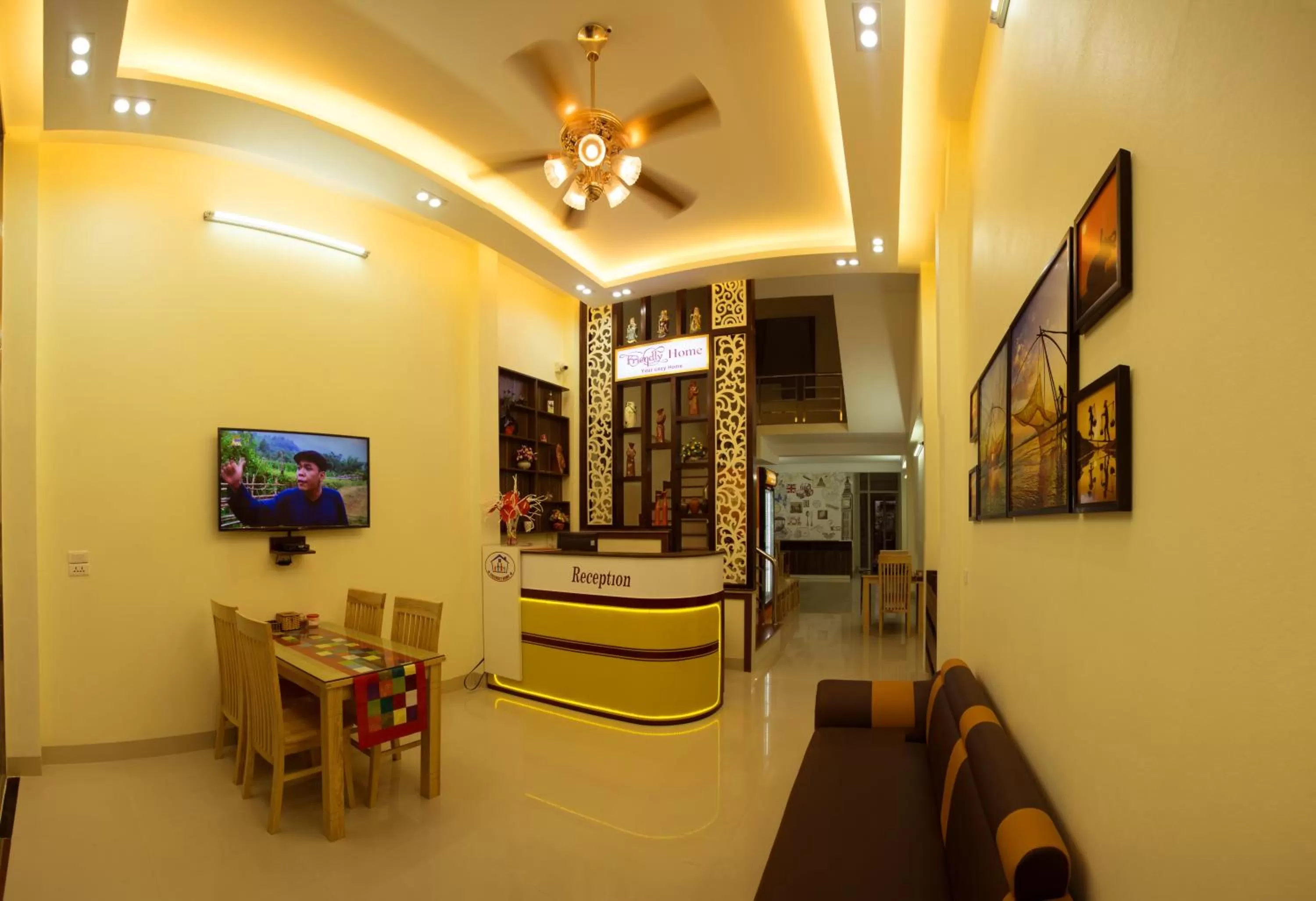 Lobby or reception in Friendly Home Hotel