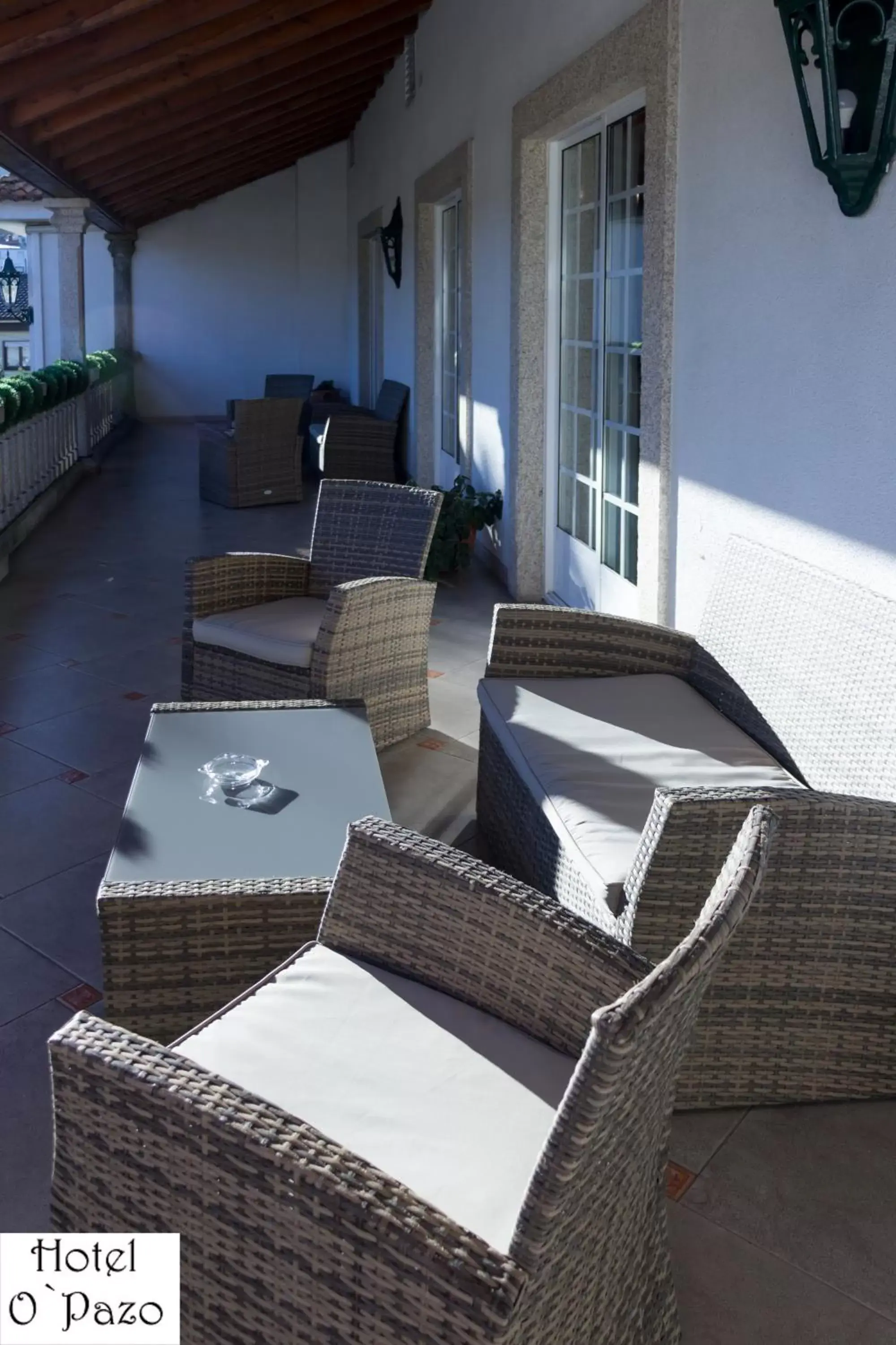 Balcony/Terrace in Hotel O'Pazo