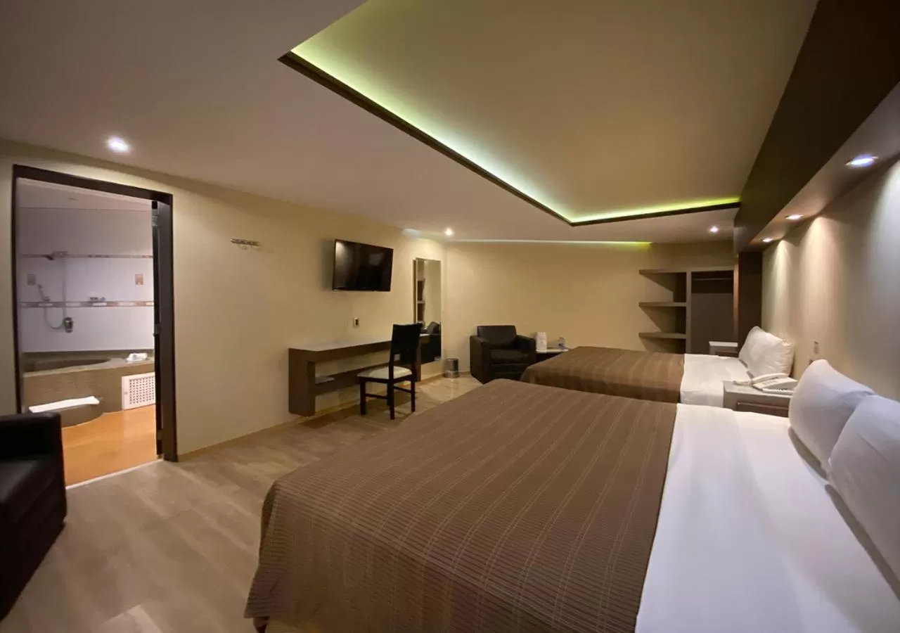 Bed in Hotel Escala Central del Norte