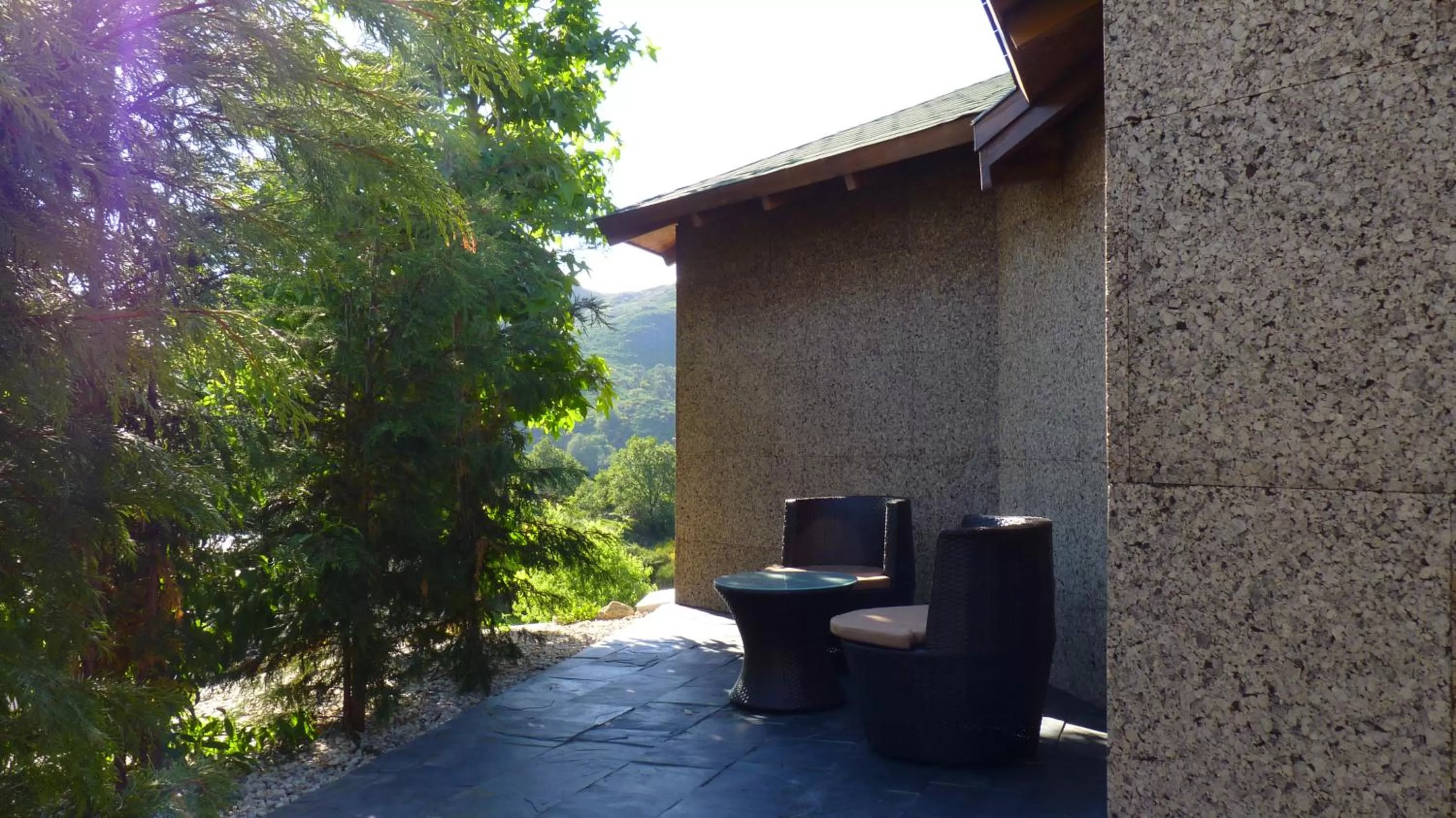 Balcony/Terrace in Eco-Bungalow