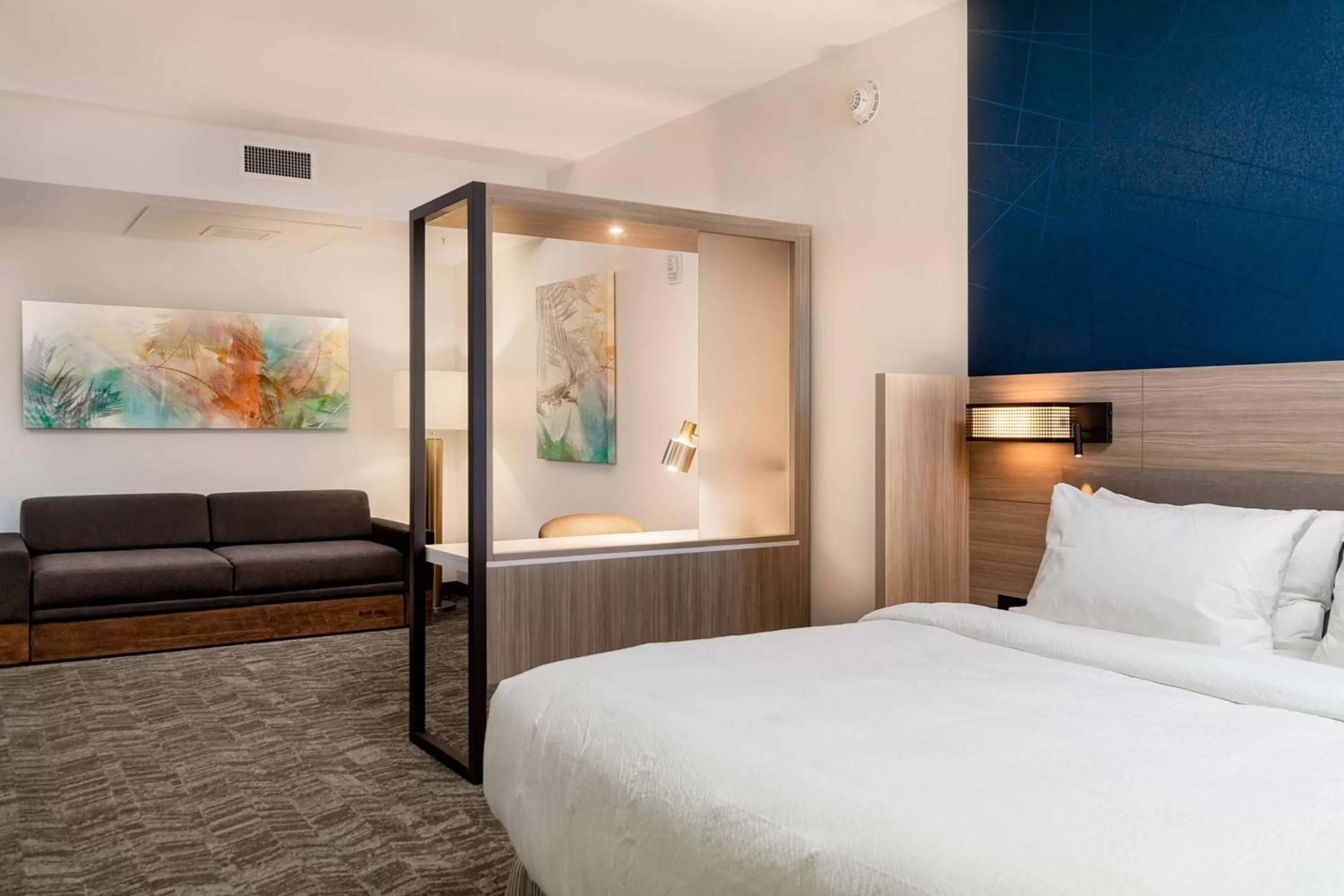 Bedroom, Bed in SpringHill Suites by Marriott Cape Canaveral Cocoa Beach