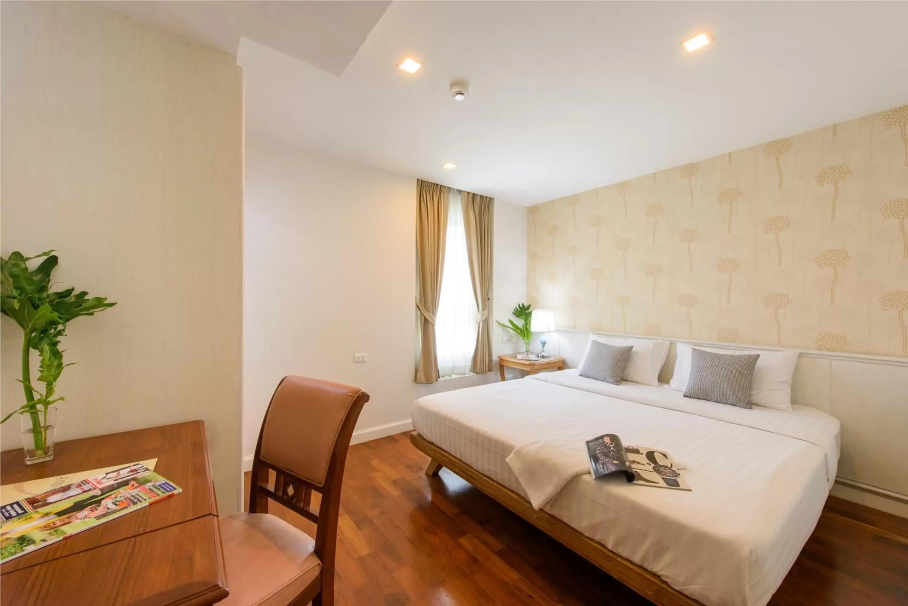 Bedroom in Sabai Sathorn Service Apartment