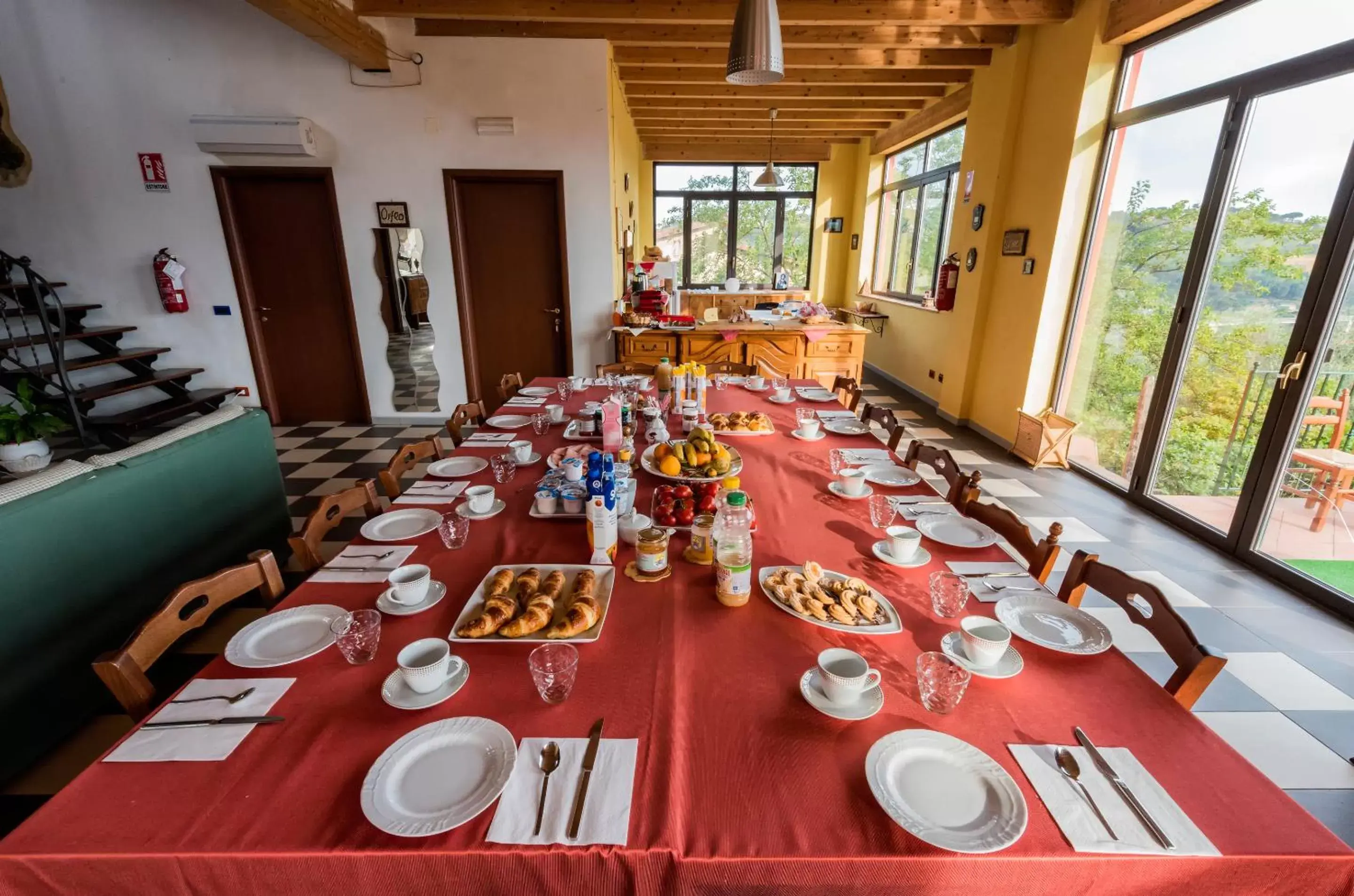 Buffet breakfast, Restaurant/Places to Eat in La Casa Rossa Country House