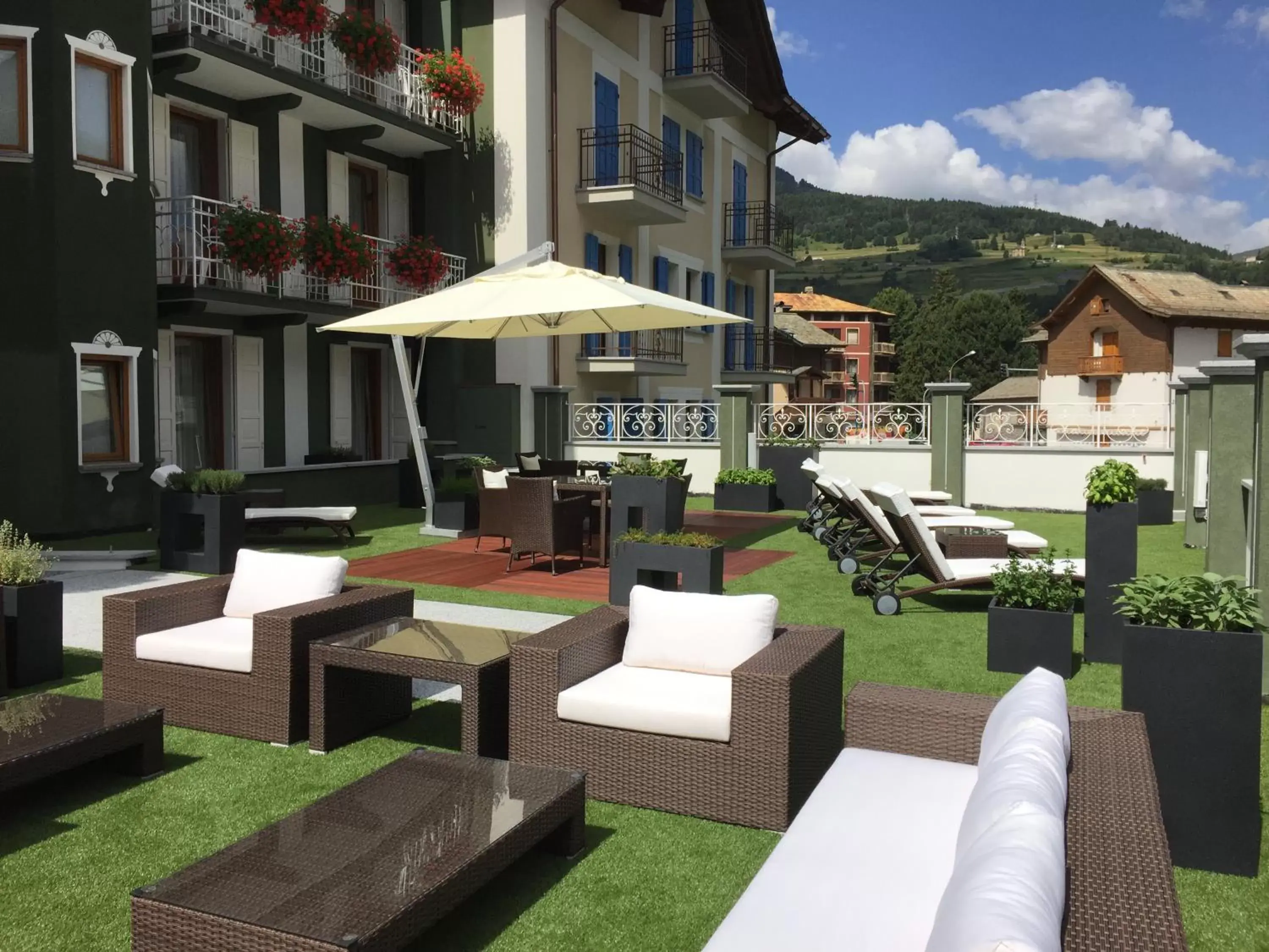 Balcony/Terrace in Hotel San Lorenzo