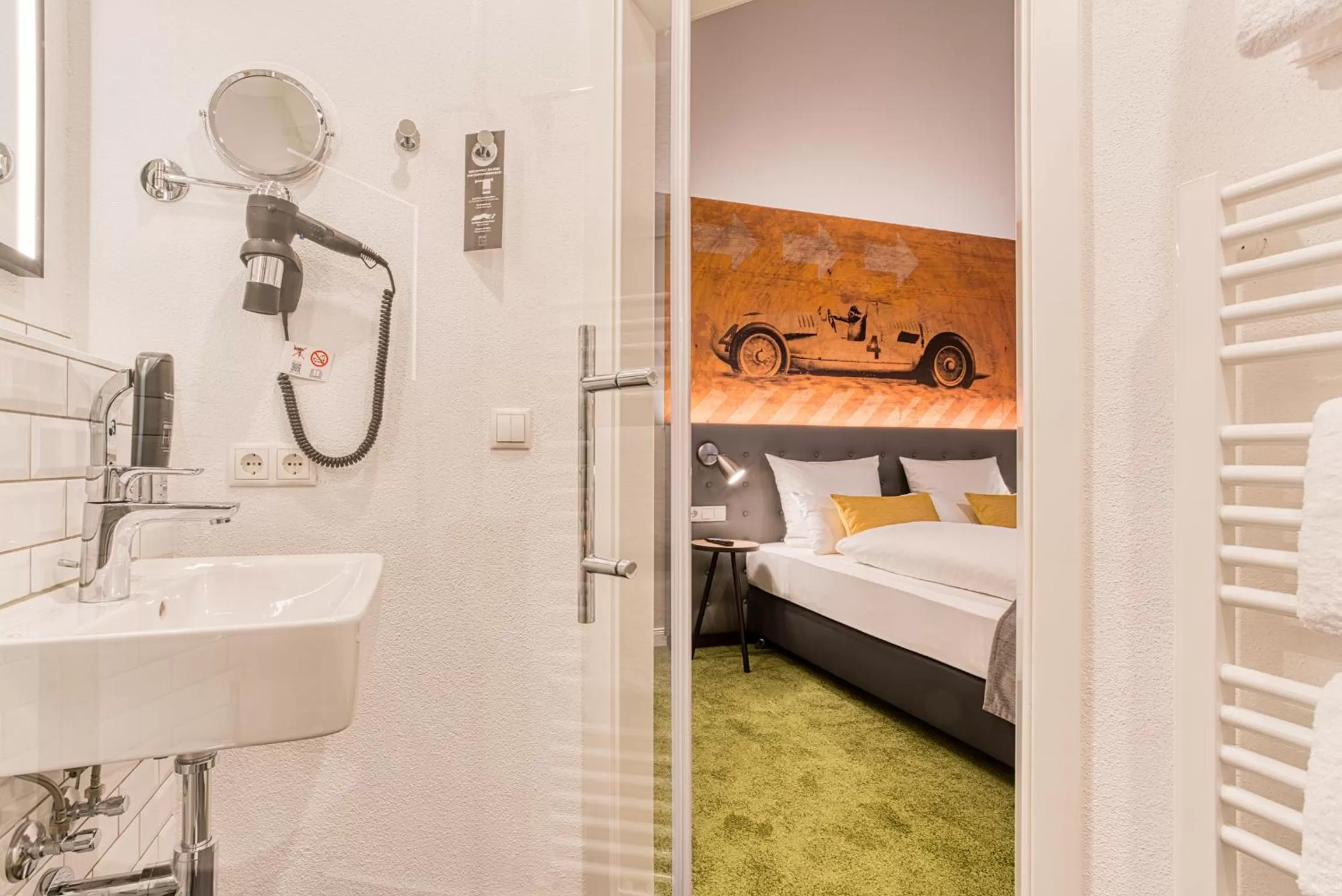 Photo of the whole room, Bathroom in NYCE Hotel Ingolstadt