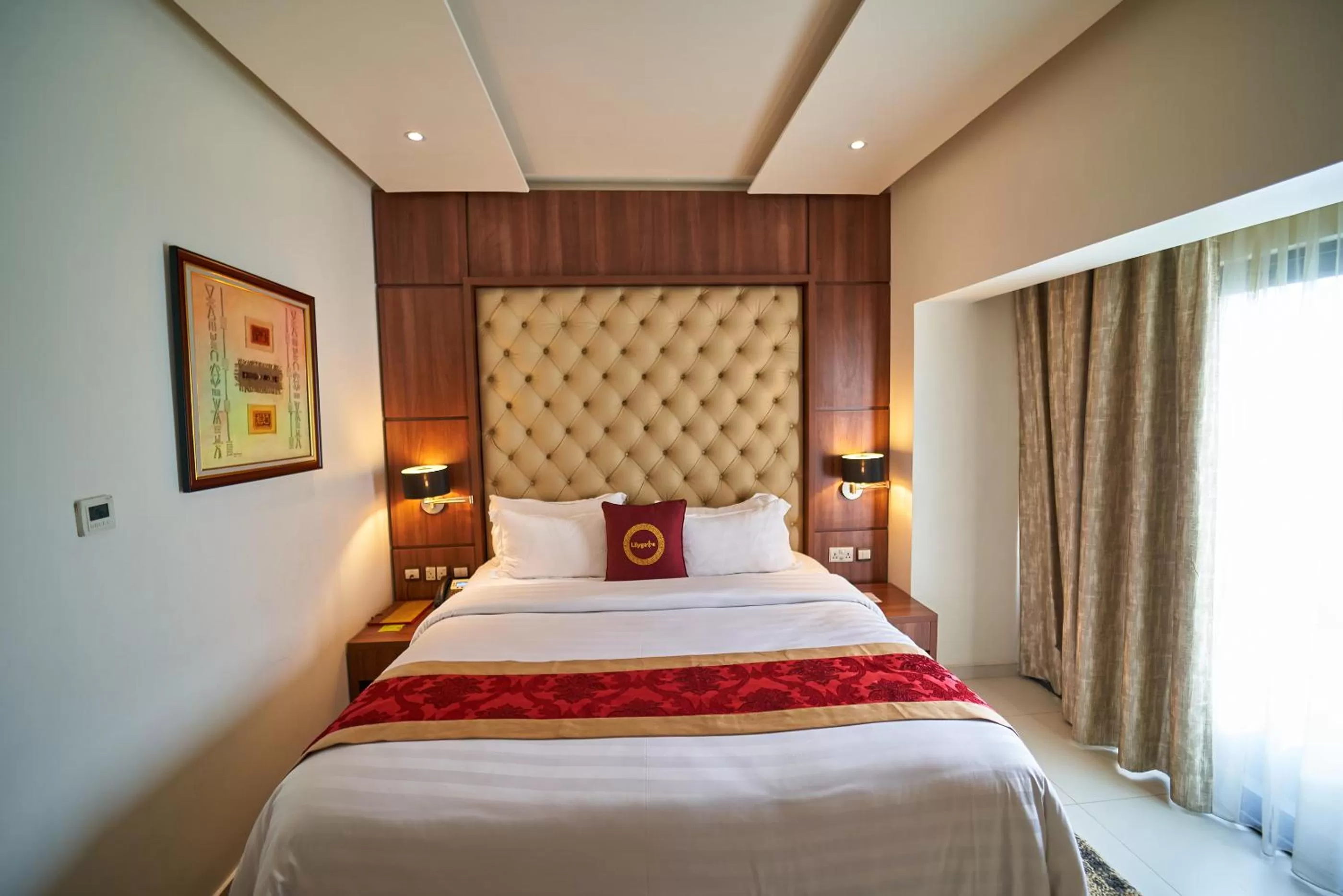 Bedroom, Bed in The Lilygate Lagos