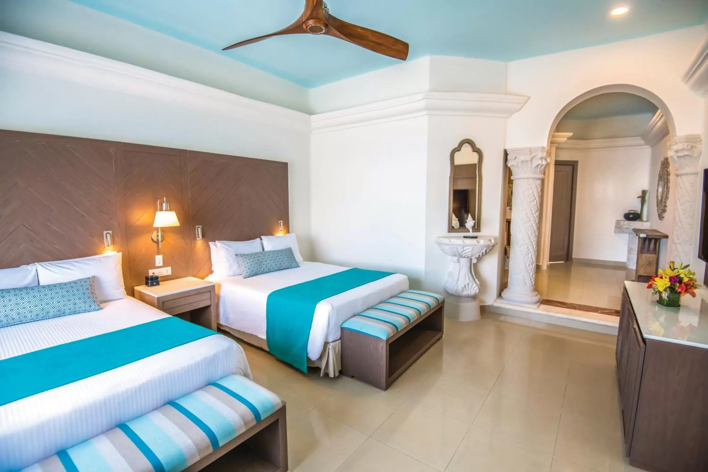 Bed in Wyndham Alltra Playa del Carmen Adults Only All Inclusive