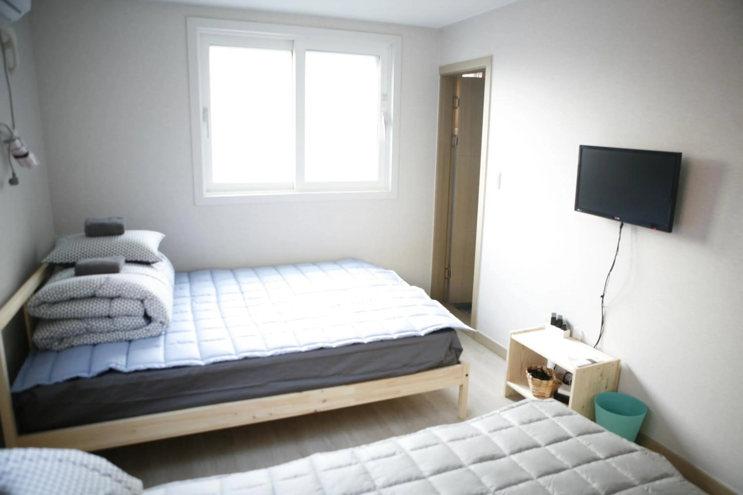 Decorative detail, Bed in Twin Rabbit Guesthouse