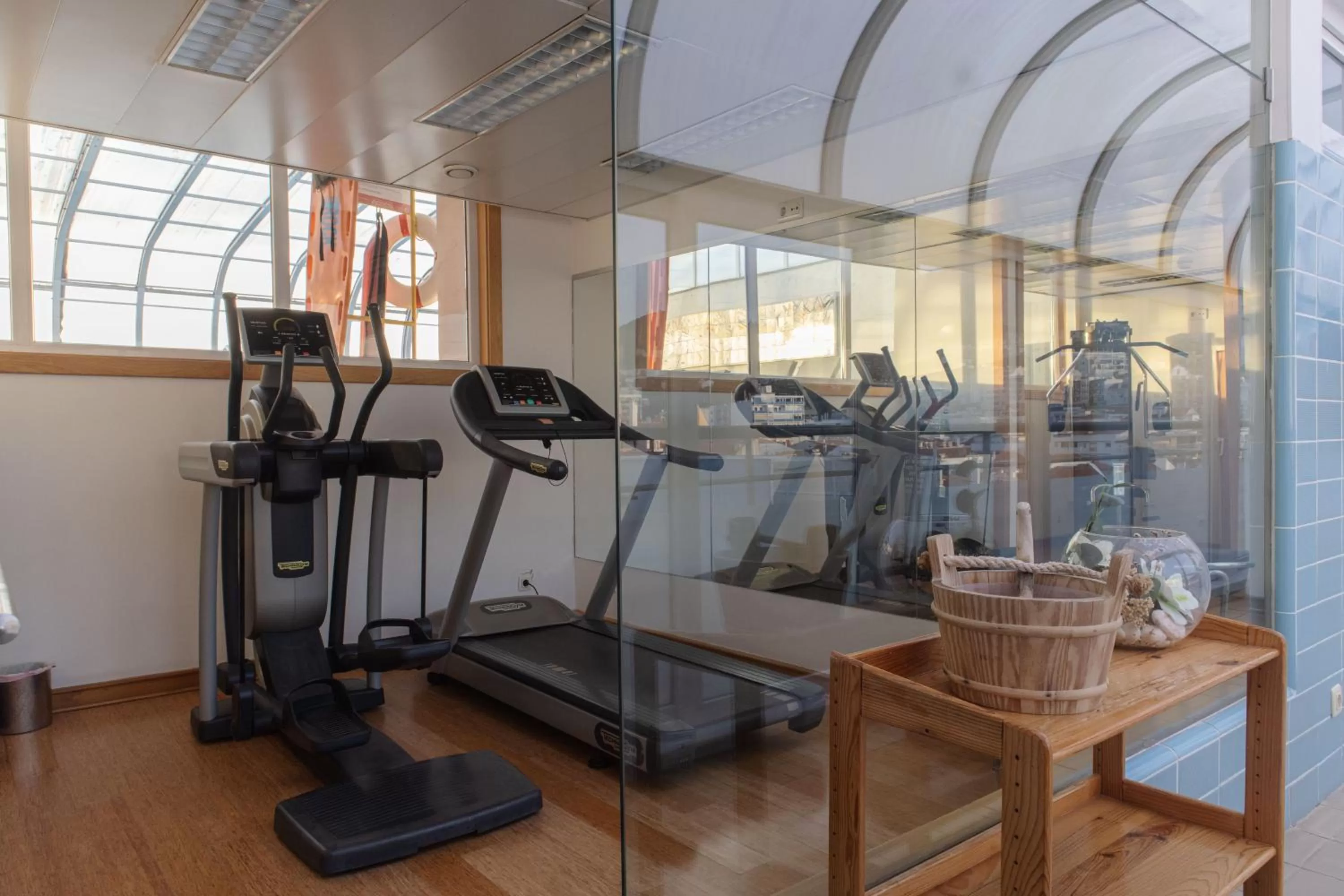 Fitness centre/facilities in SANA Sesimbra Hotel