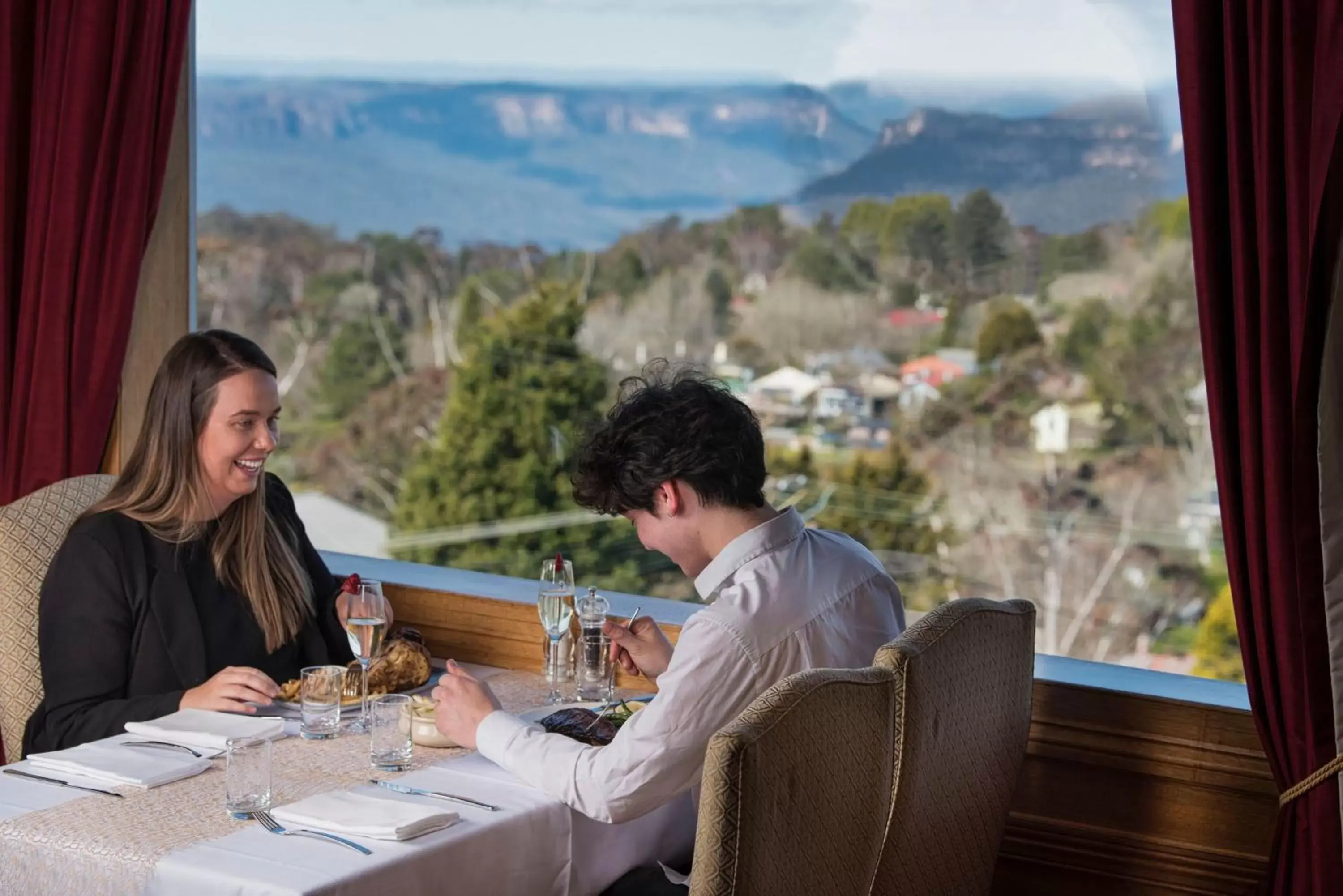 Dining area in Mountain Heritage Hotel