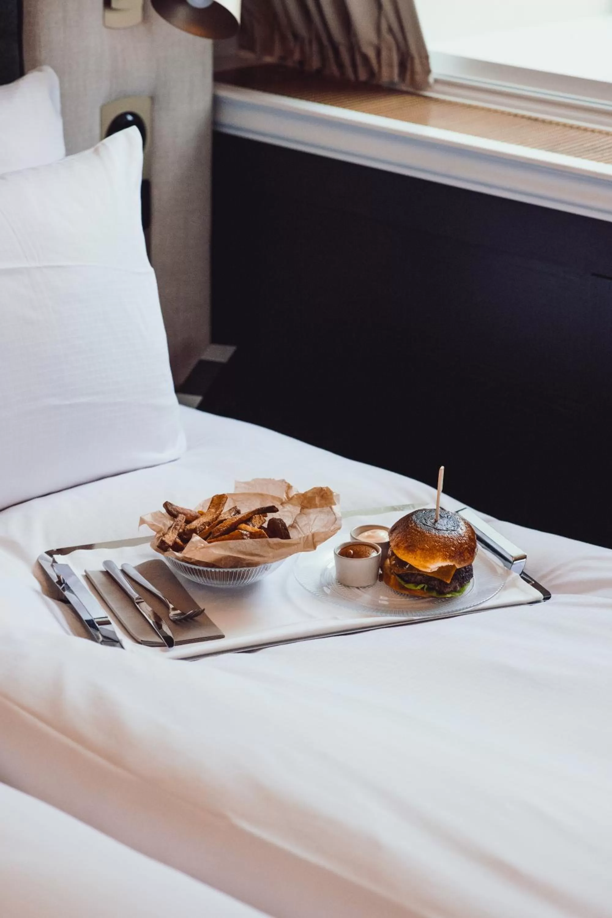 room service, Bed in Villa Copenhagen