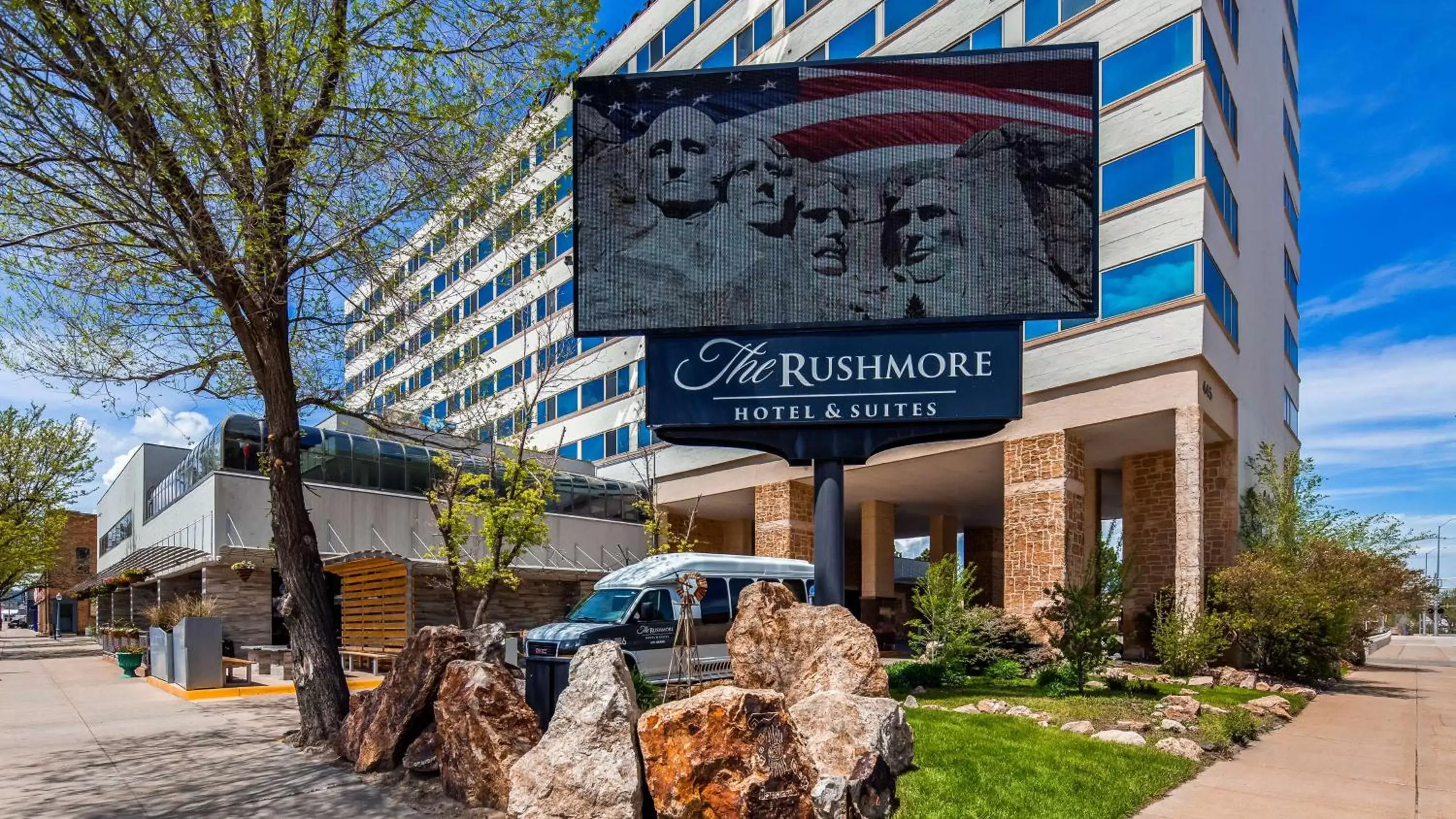 Property building in The Rushmore Hotel & Suites; BW Premier Collection