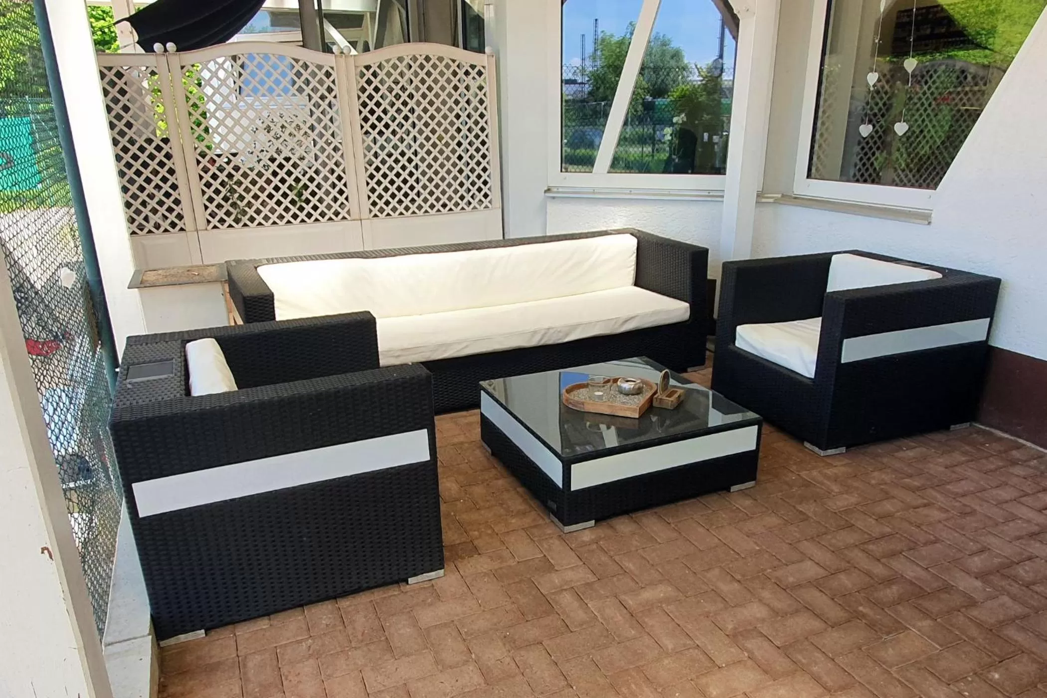 Balcony/Terrace in Sport Hotel Kenzingen inklusive Schwimmbad, Sauna und Frühstück nähe Europa-Park