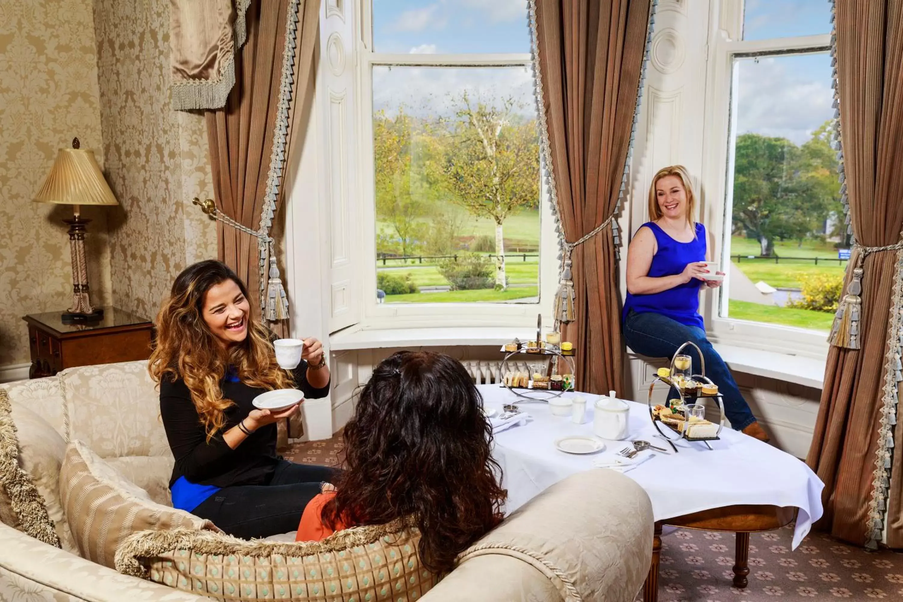 Seating area in Manor House Country Hotel