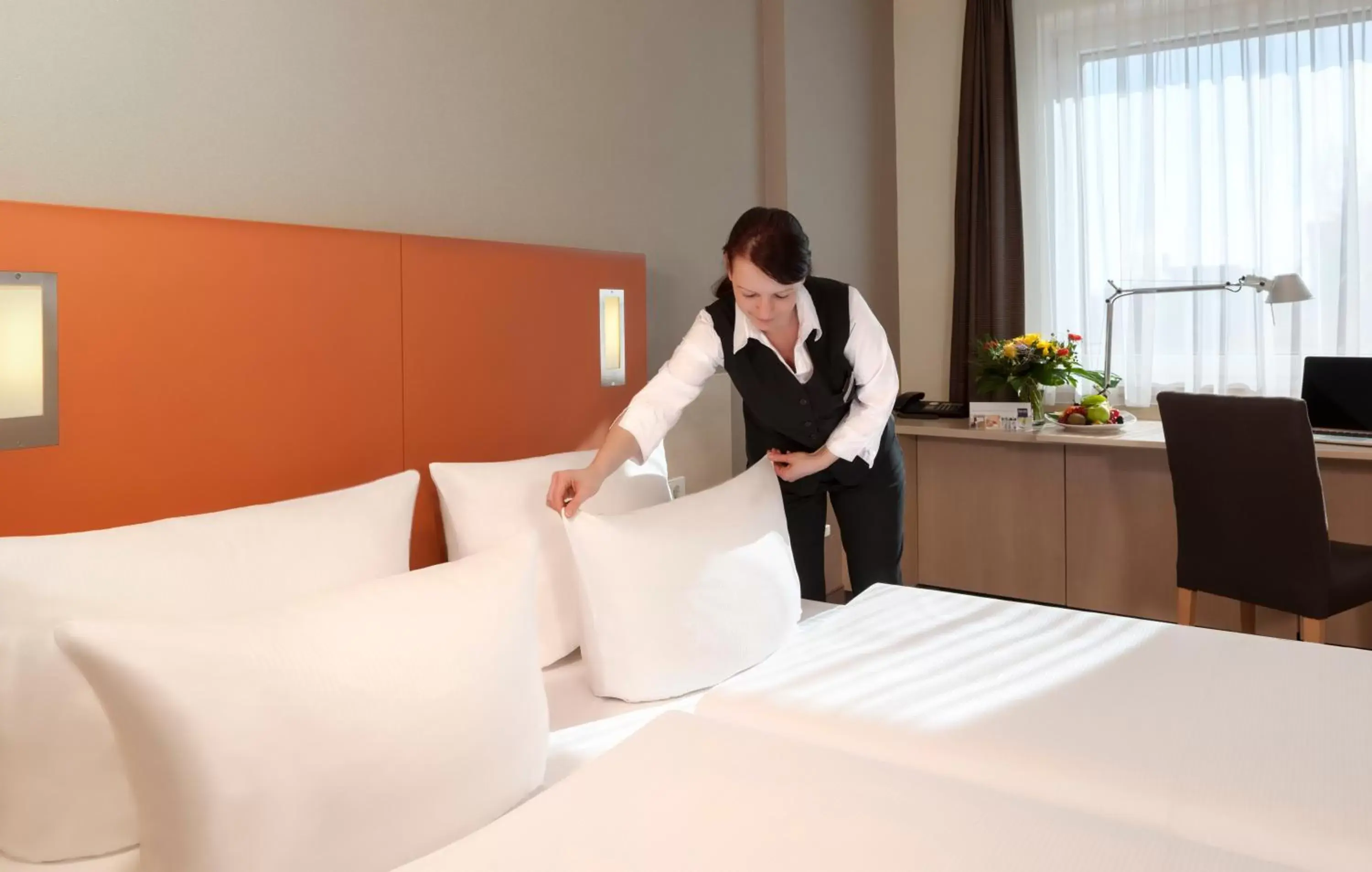 Bed in Essential by Dorint Berlin-Adlershof Bed in Essential by Dorint Berlin-Adlershof