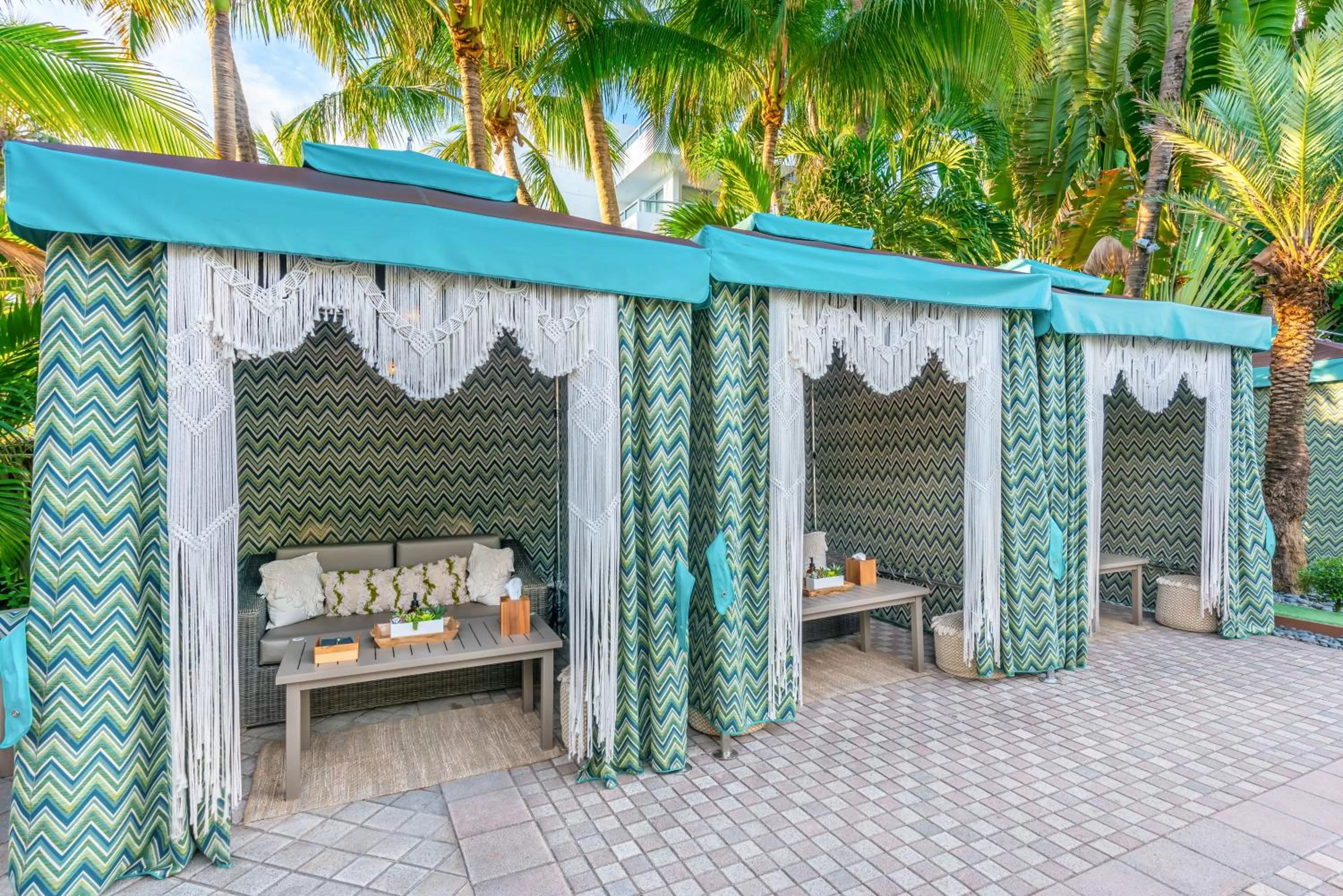 Patio in National Hotel, An Adult Only Oceanfront Resort
