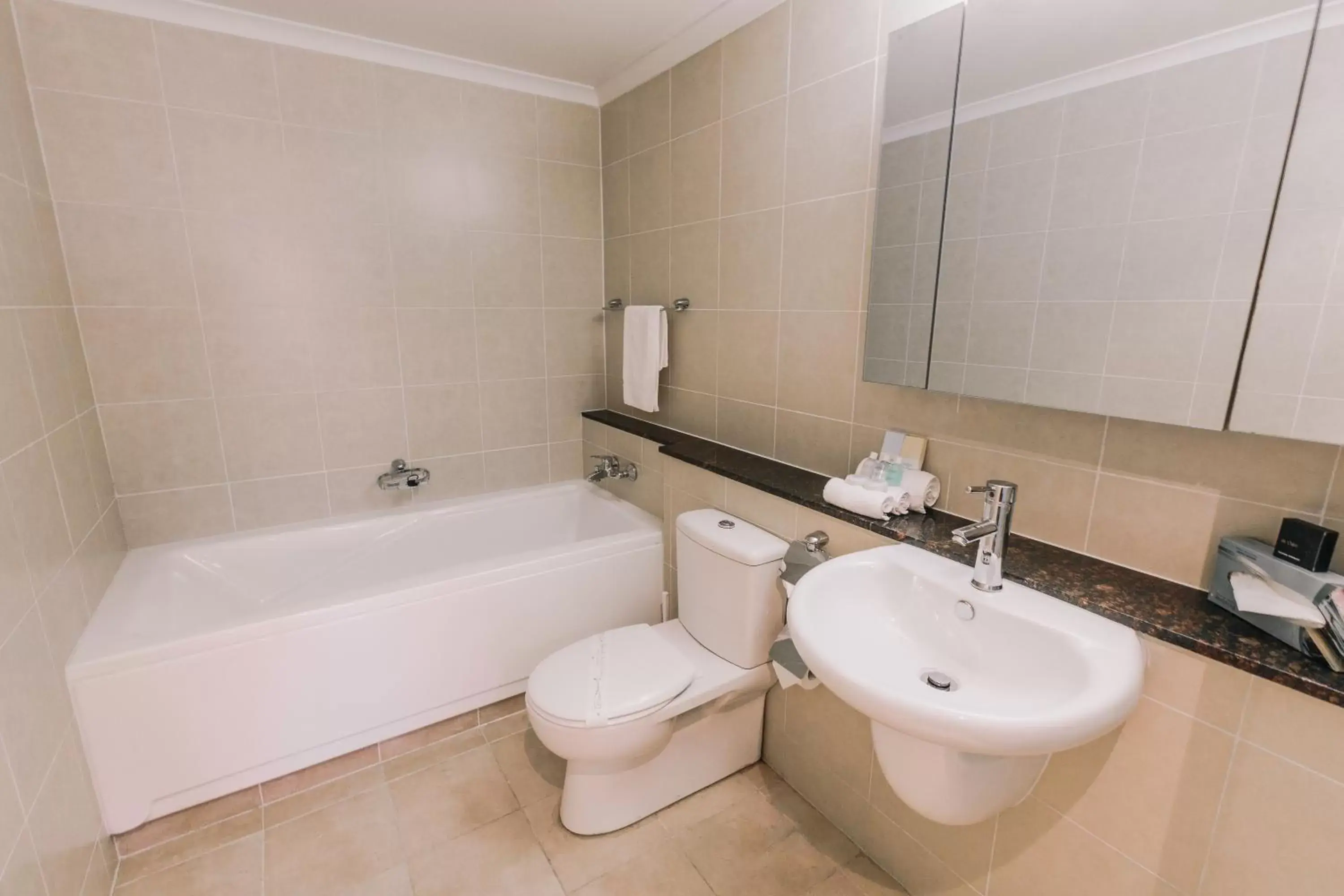 Bathroom in Newcastle Central Plaza Apartment Hotel
