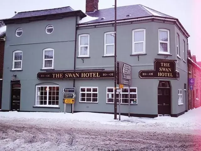 Property building, Winter in The Swan Hotel