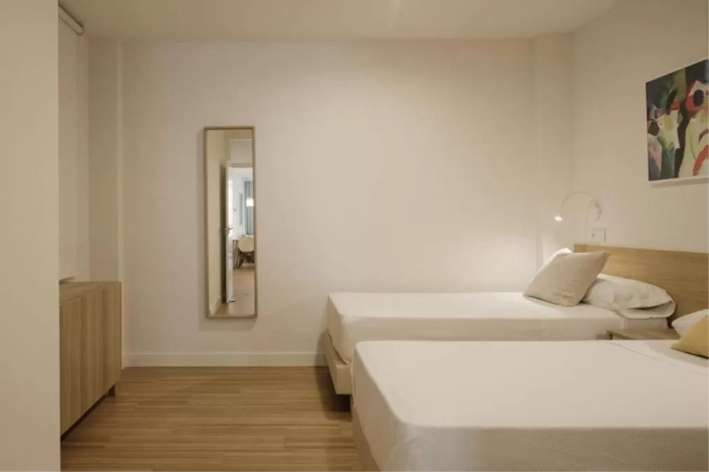 Bed in Mush Room Apartamentos