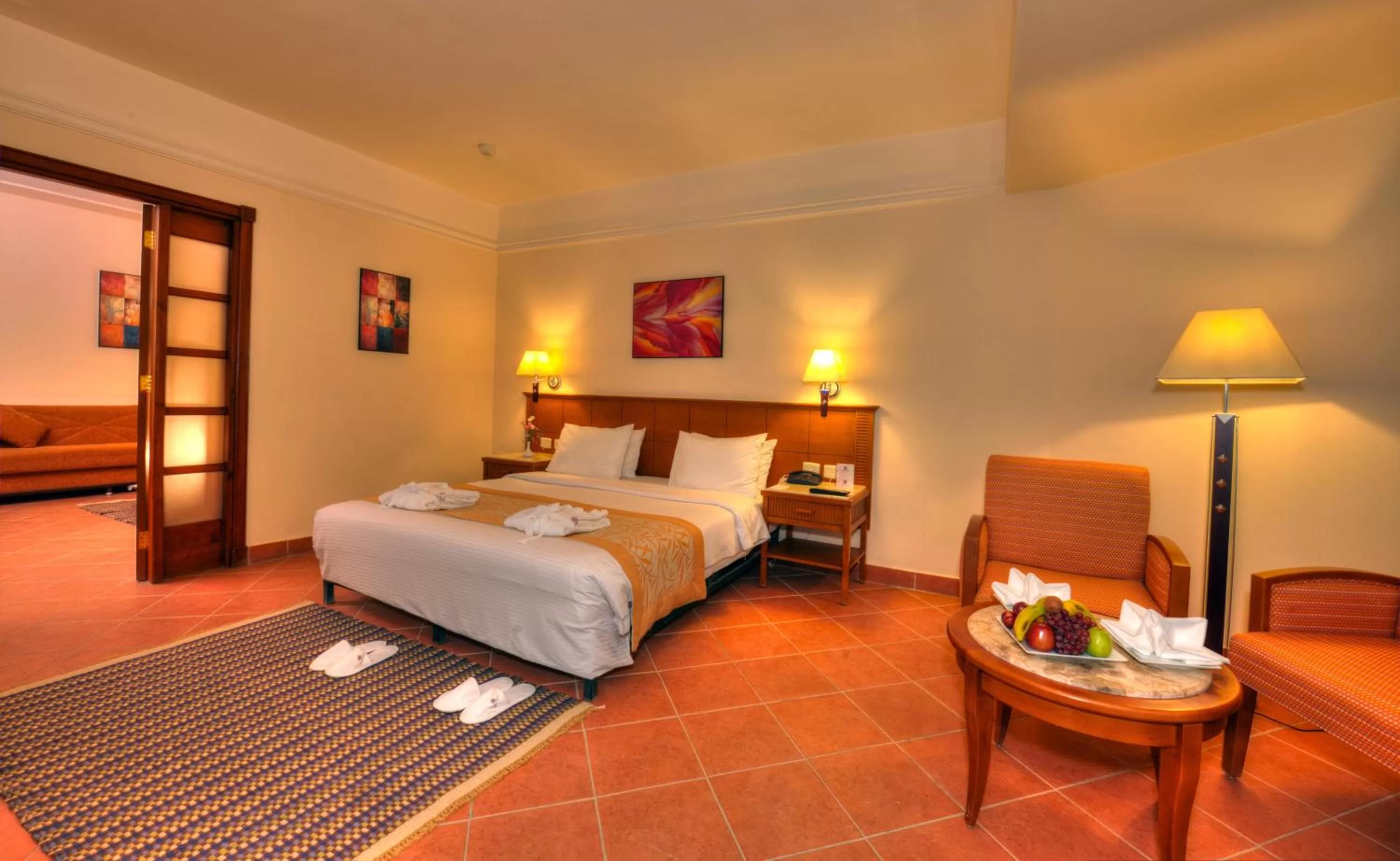 Family Triple Suite with Garden view  in Charmillion Gardens Aquapark