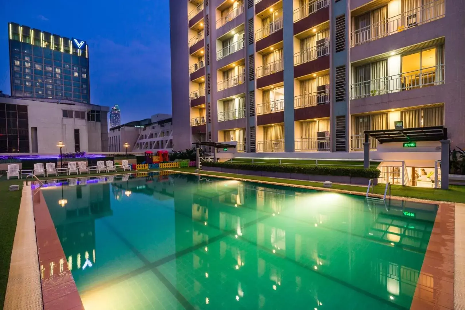 Swimming Pool in Evergreen Place Siam by UHG - SHA Extra Plus