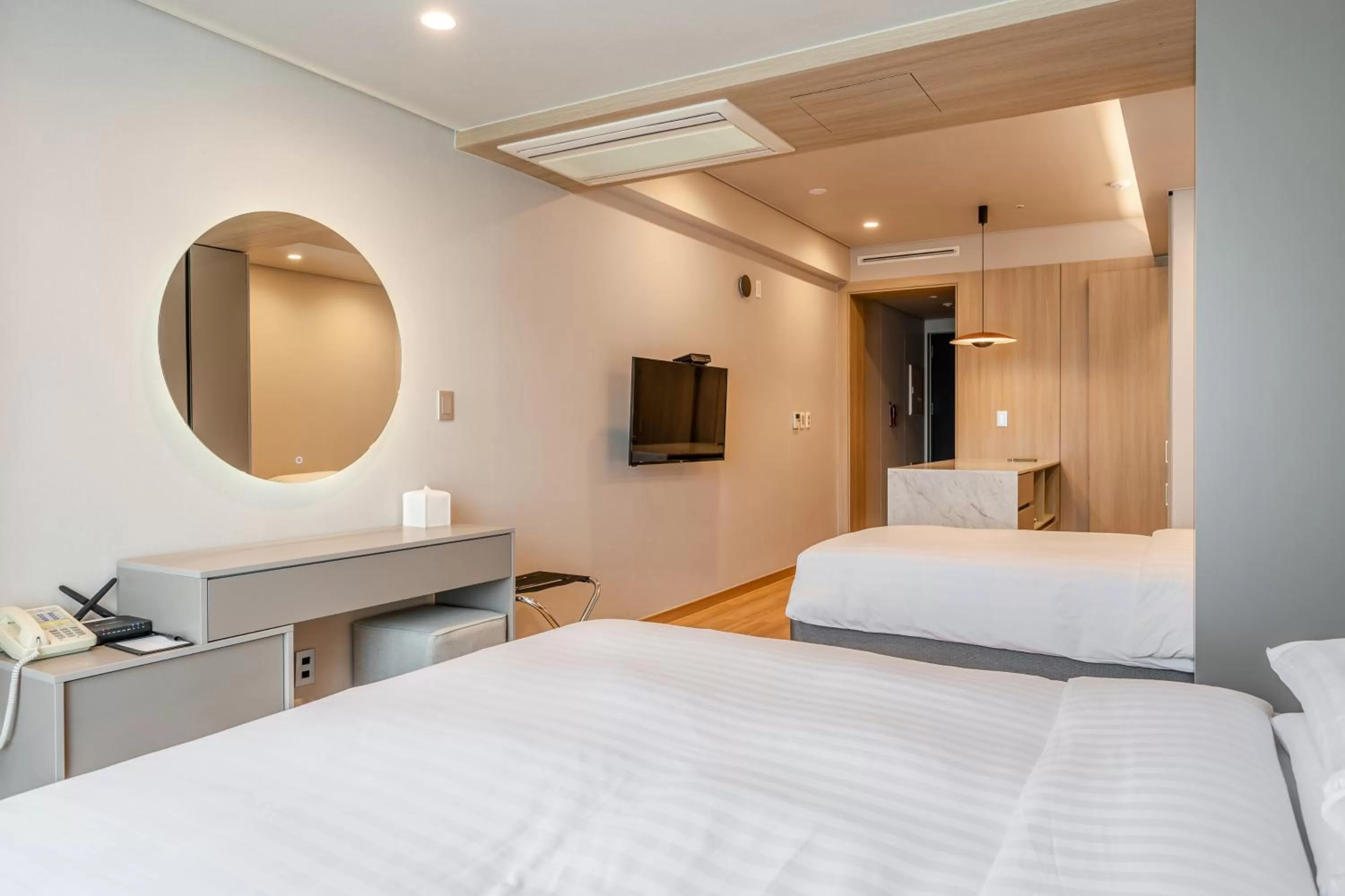 Bed in Haeundae Centum Hotel