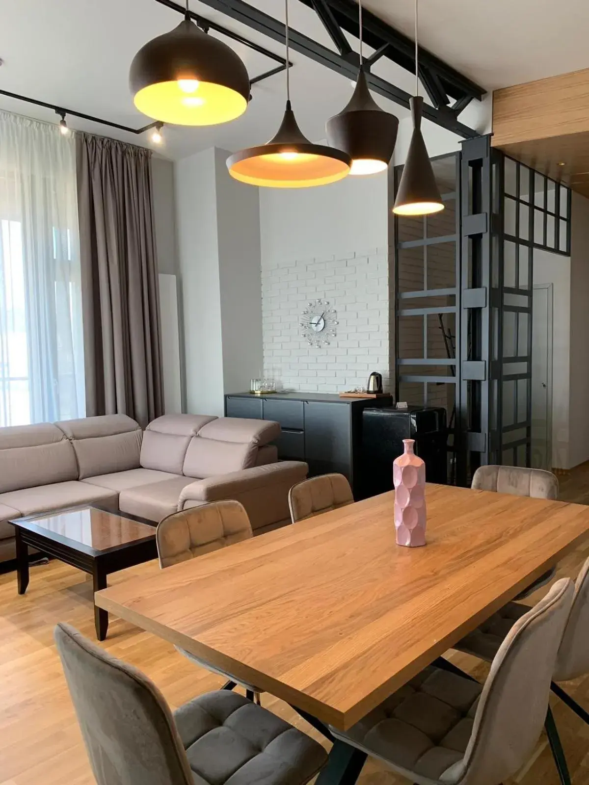 Living room, Dining Area in Hotel River Park