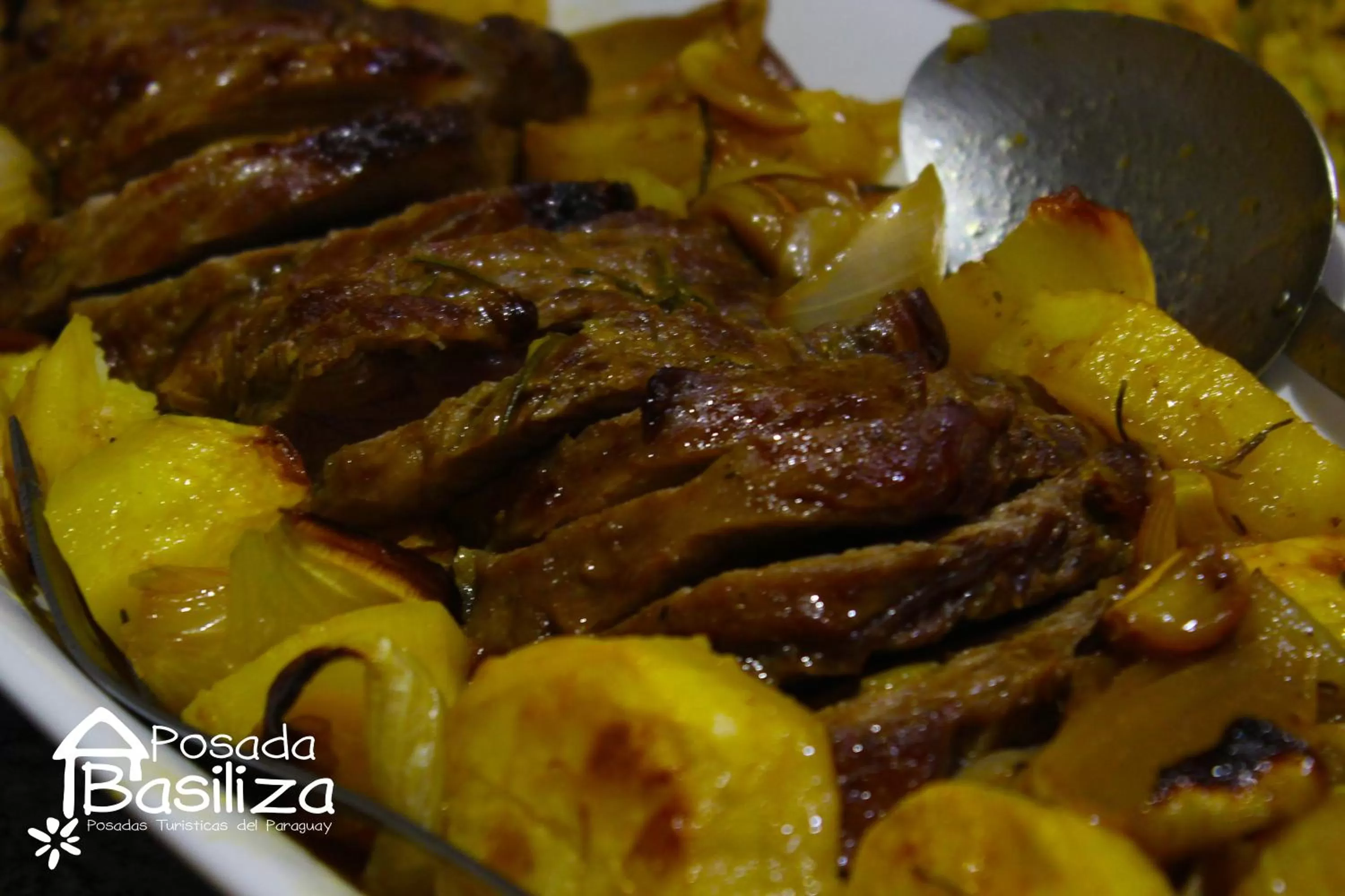 Food close-up in Posada Basiliza, Encarnación PY