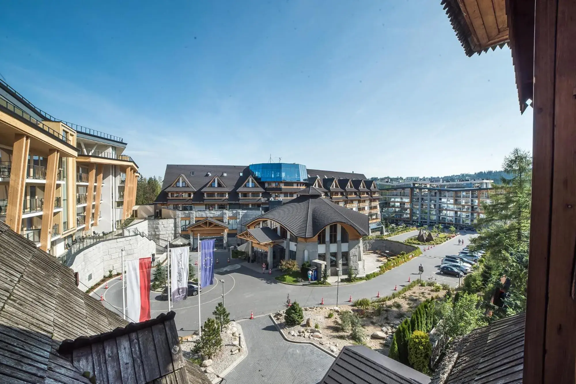 Facade/entrance in Grand Nosalowy Dwór Facade/entrance in Grand Nosalowy Dwór