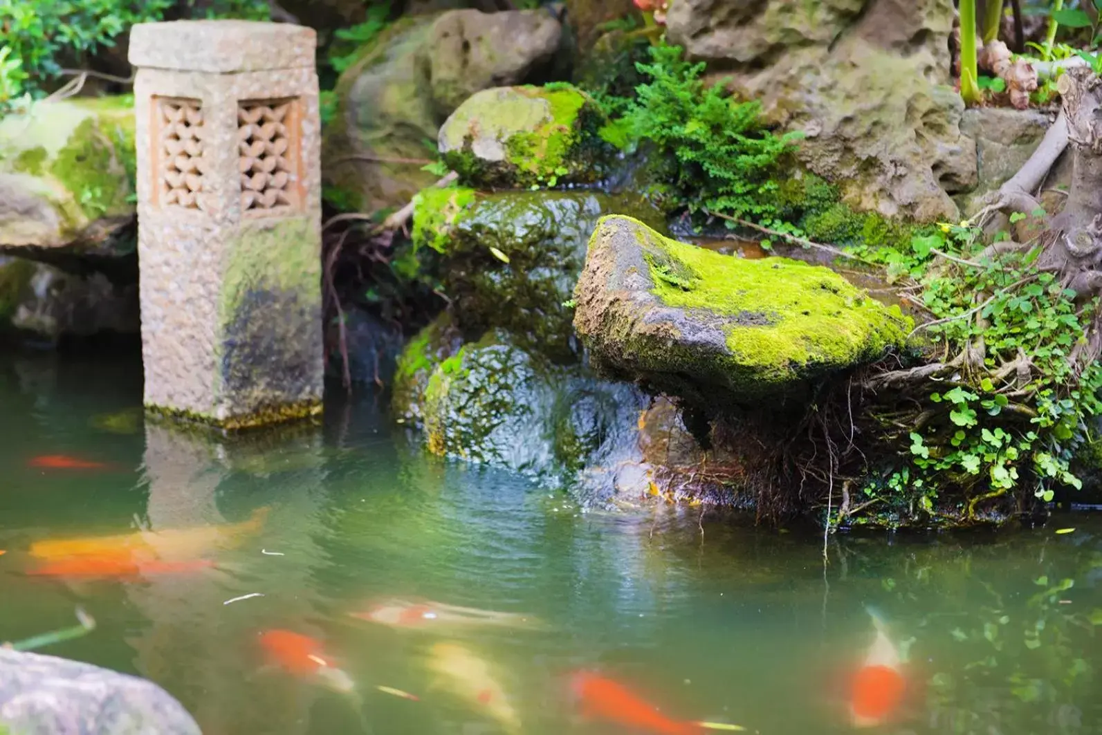 Garden in Caesar Park Hotel Taipei