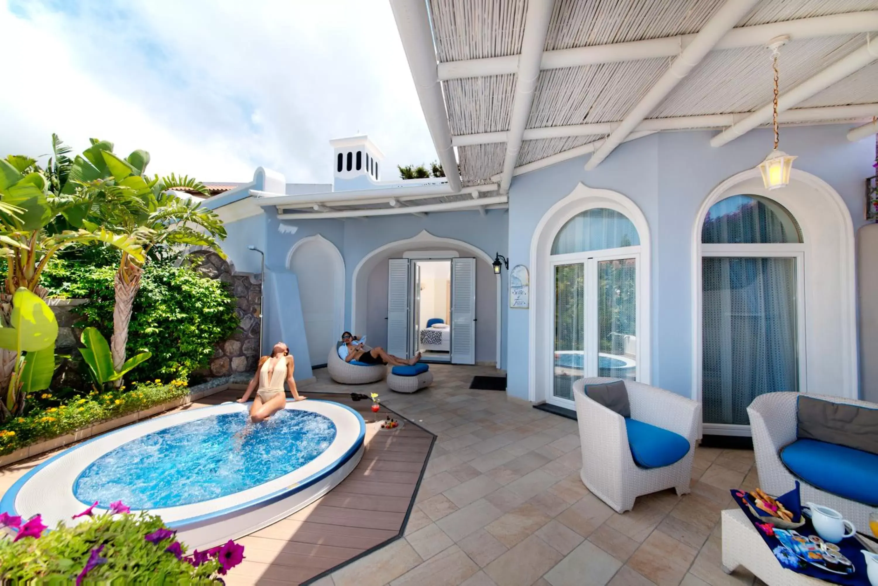 Balcony/Terrace, Swimming Pool in Sorriso Thermae Resort & Spa