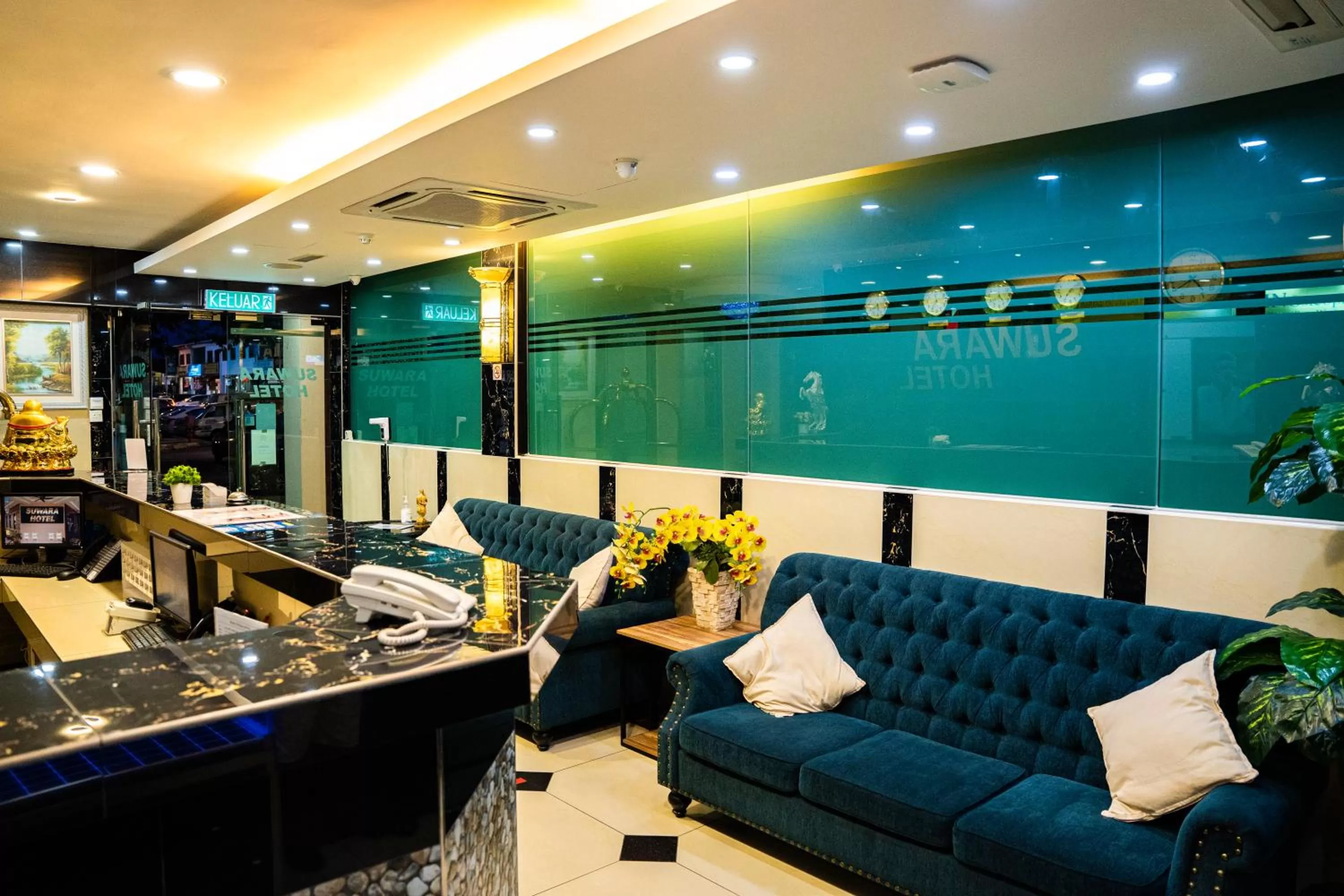 Seating area in Suwara Hotel Kepong KL