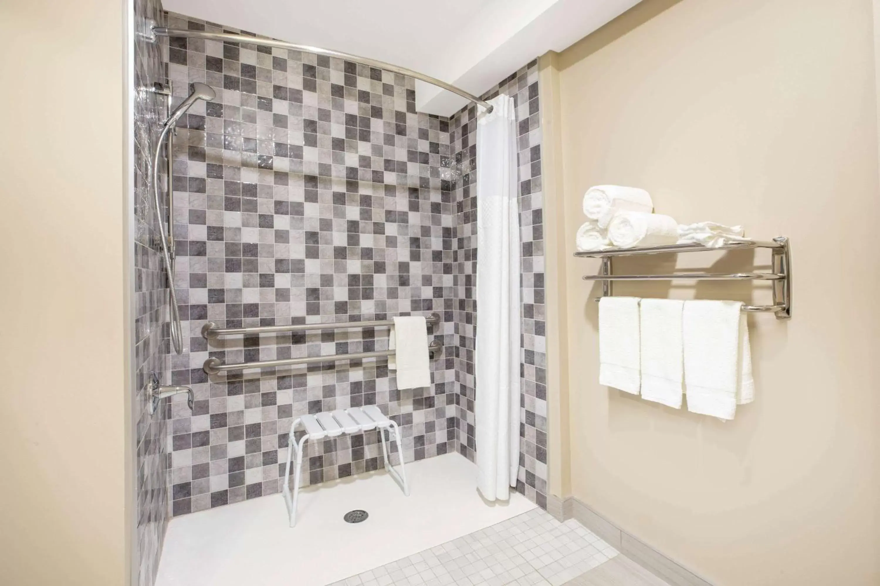 Shower, Bathroom in Super 8 by Wyndham Canmore