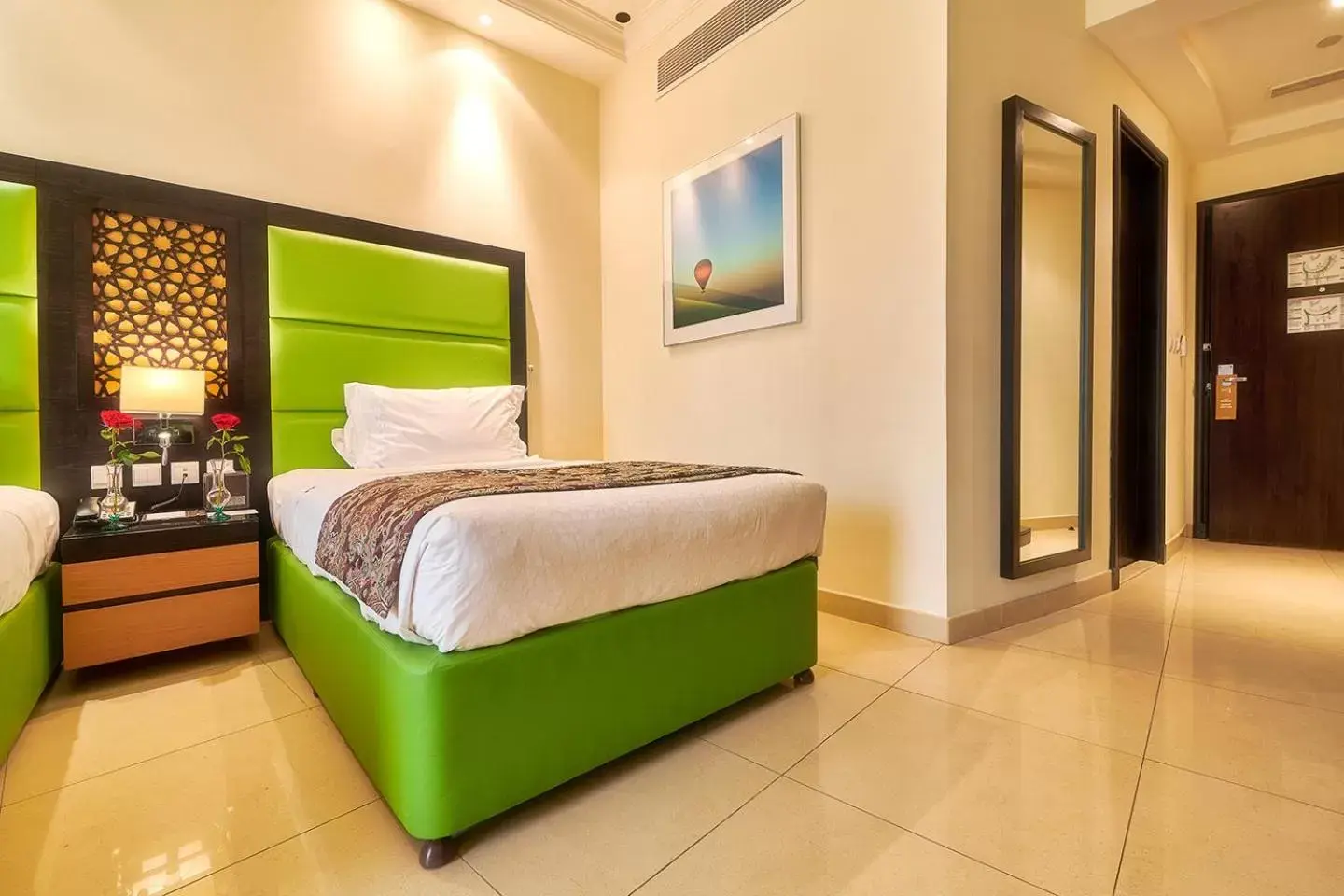 Bedroom, Bed in Bahi Ajman Palace Hotel