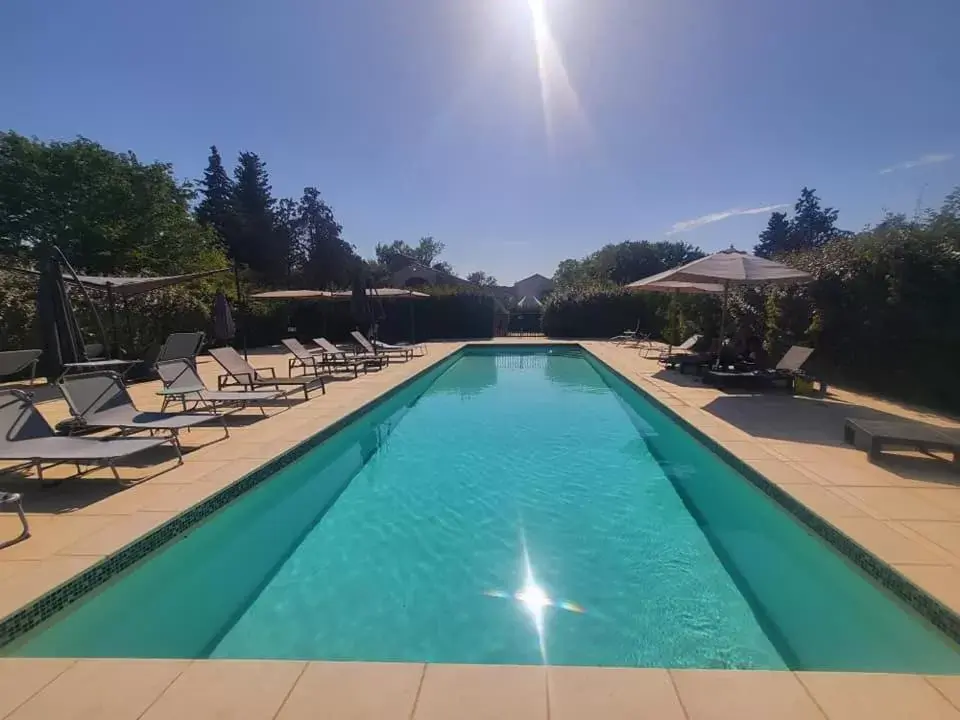 Swimming Pool in Domaine du Prieuré d'Estagel