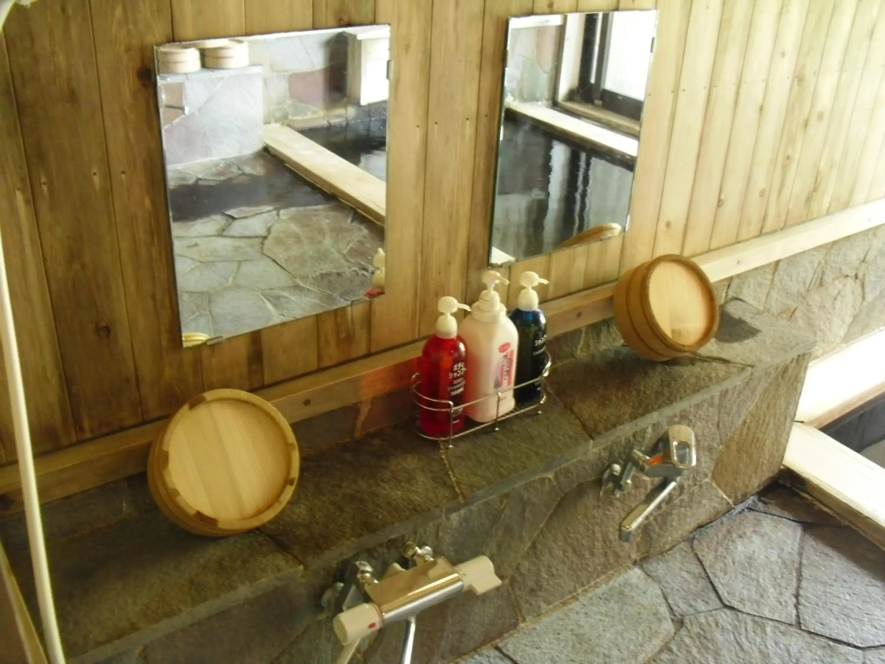 Hot Spring Bath, Bathroom in Ryokan Warabino
