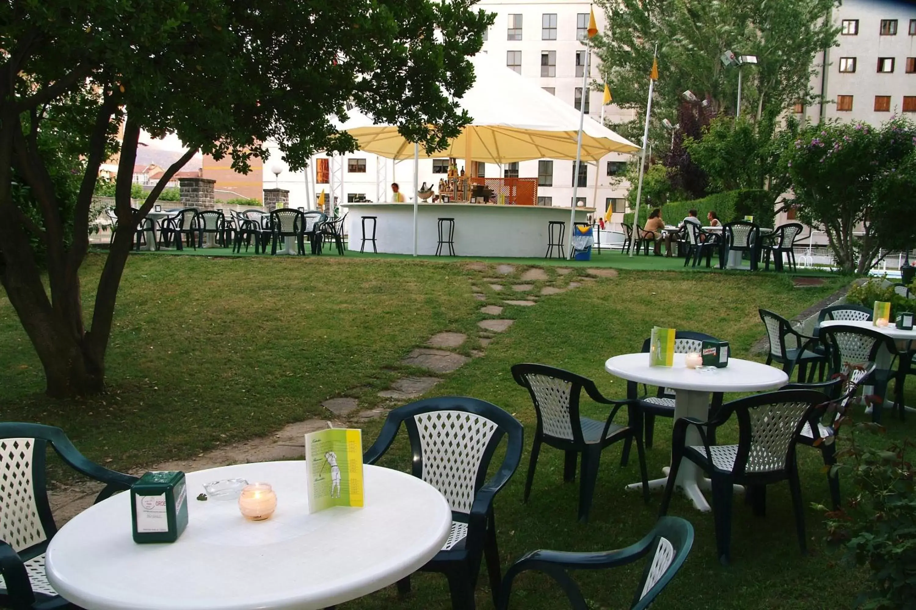 Garden in Gran Hotel de Jaca