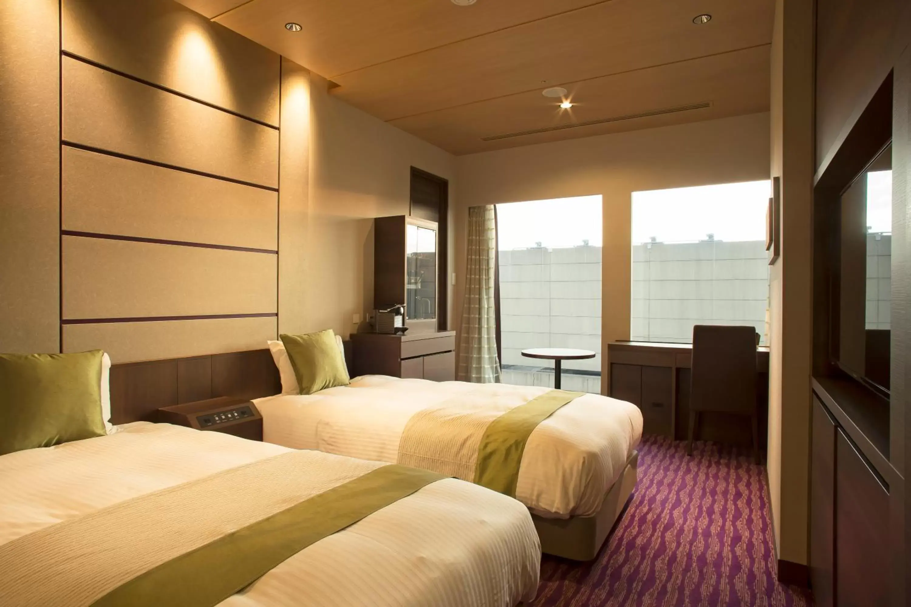 Bed in Hotel Keihan Kyoto Grande