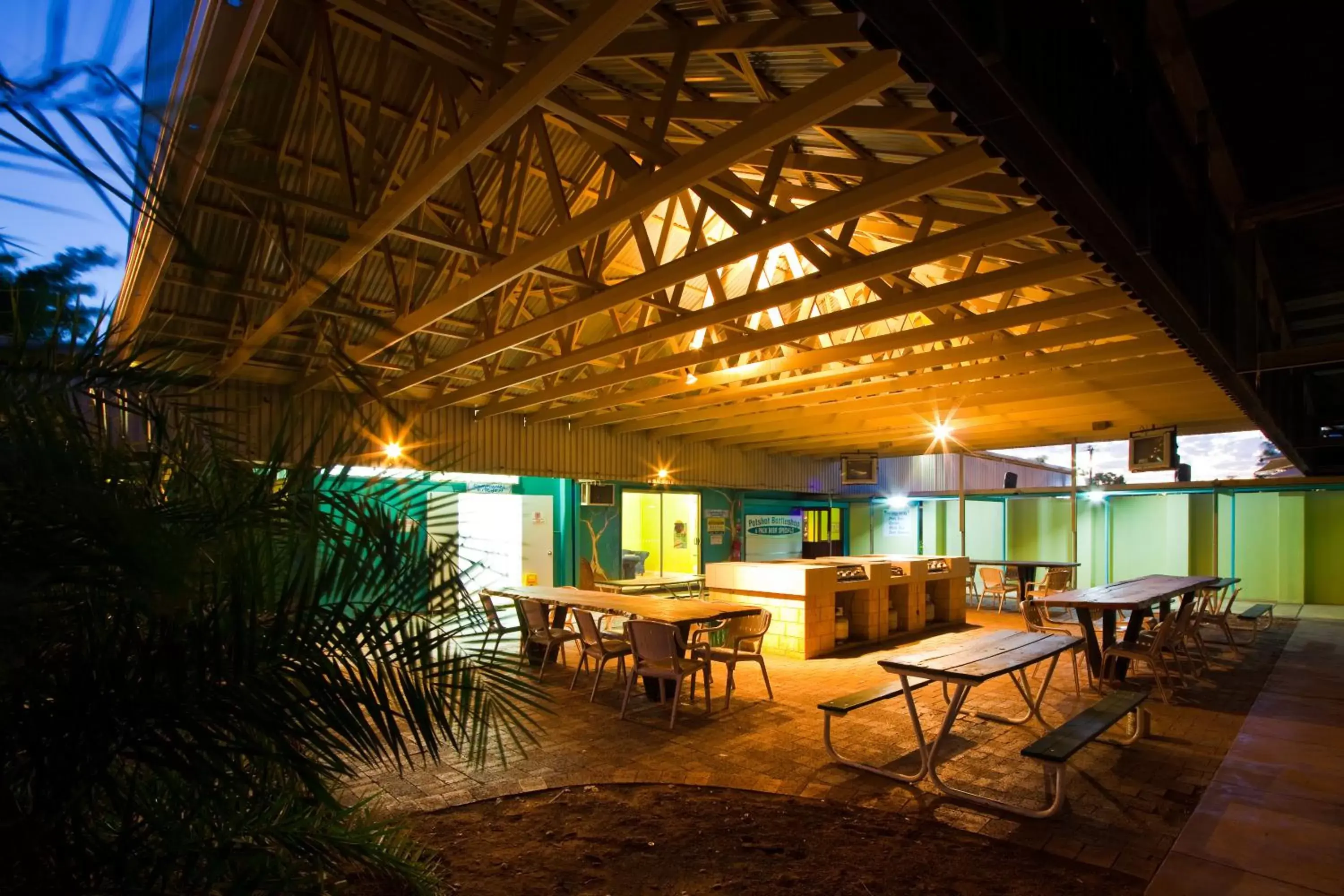 Patio in Potshot Hotel Resort