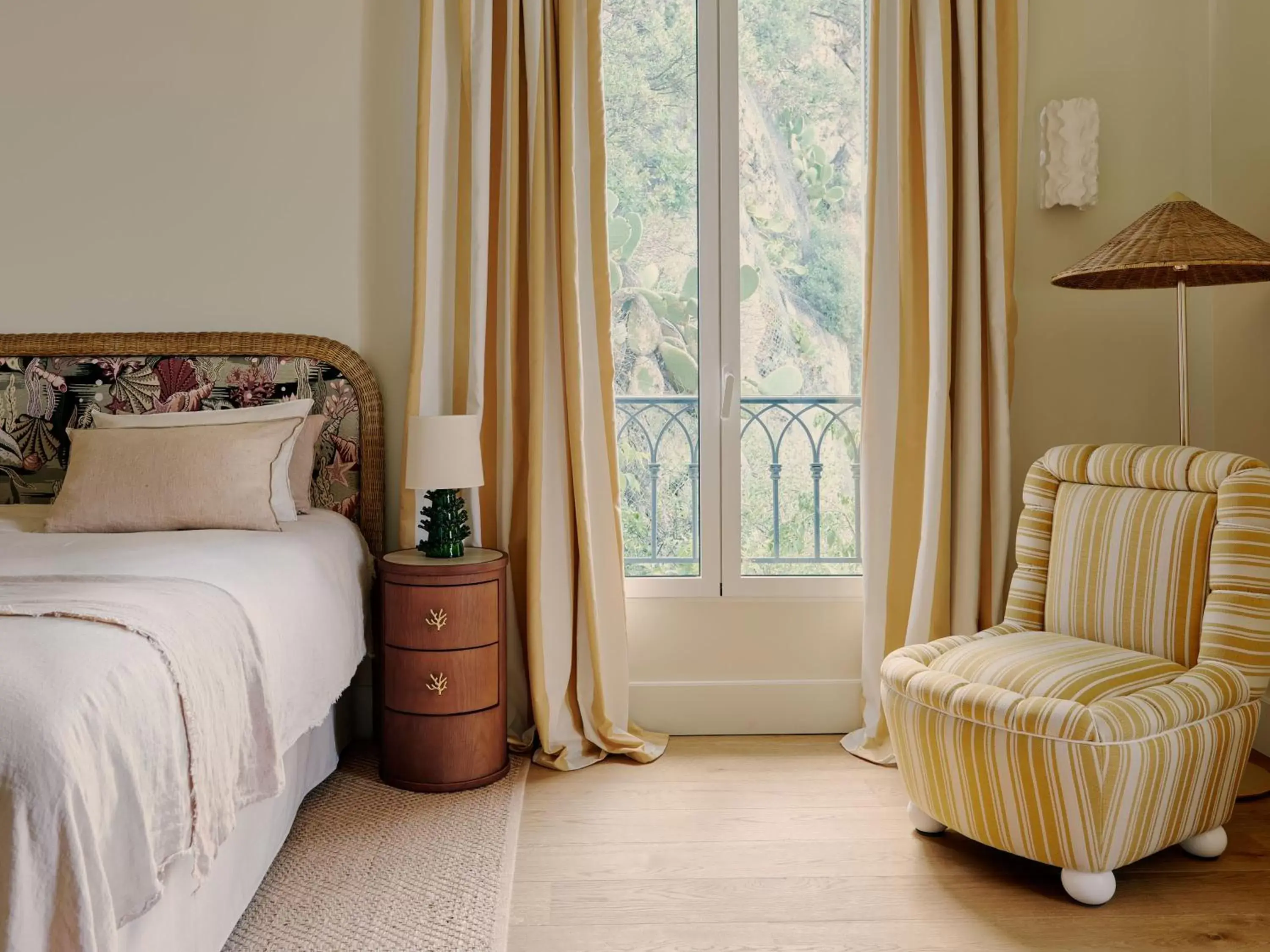 Bedroom, Seating Area in Hôtel La Pérouse Nice Baie des Anges - Recently fully renovated