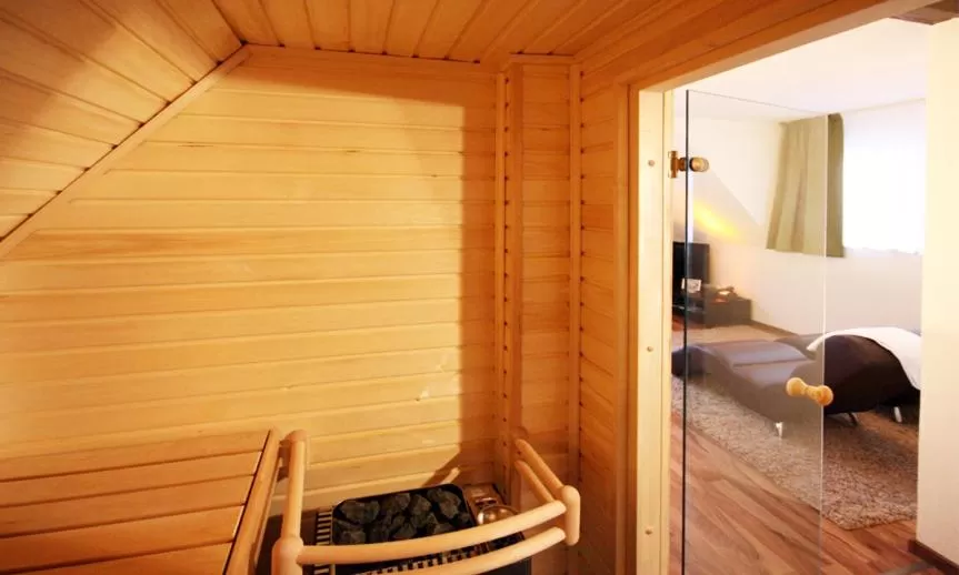 Sauna in Hotel Wellness Goldenes Fass Meißen