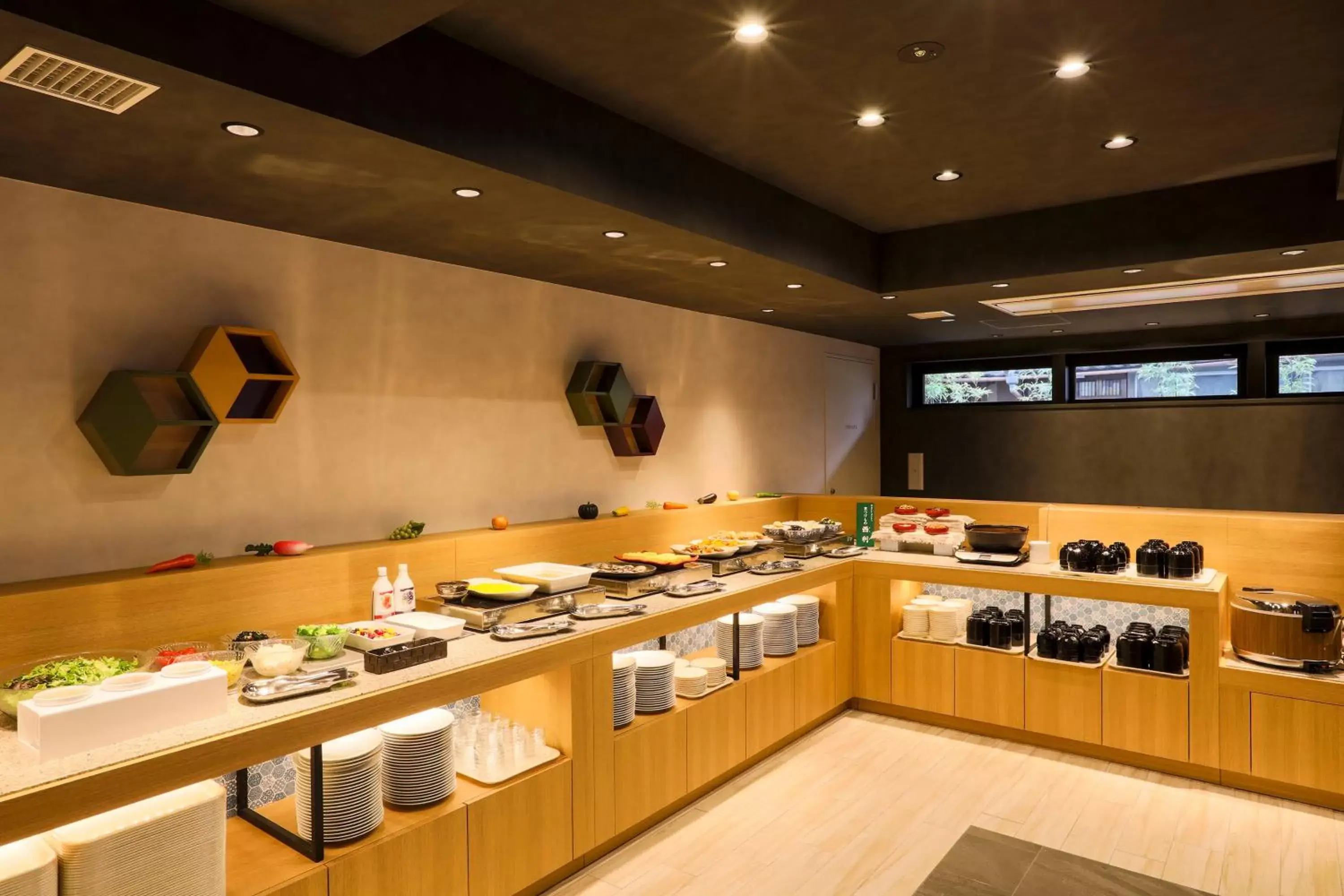 Buffet breakfast in Hotel Wing International Premium Kyoto Sanjo