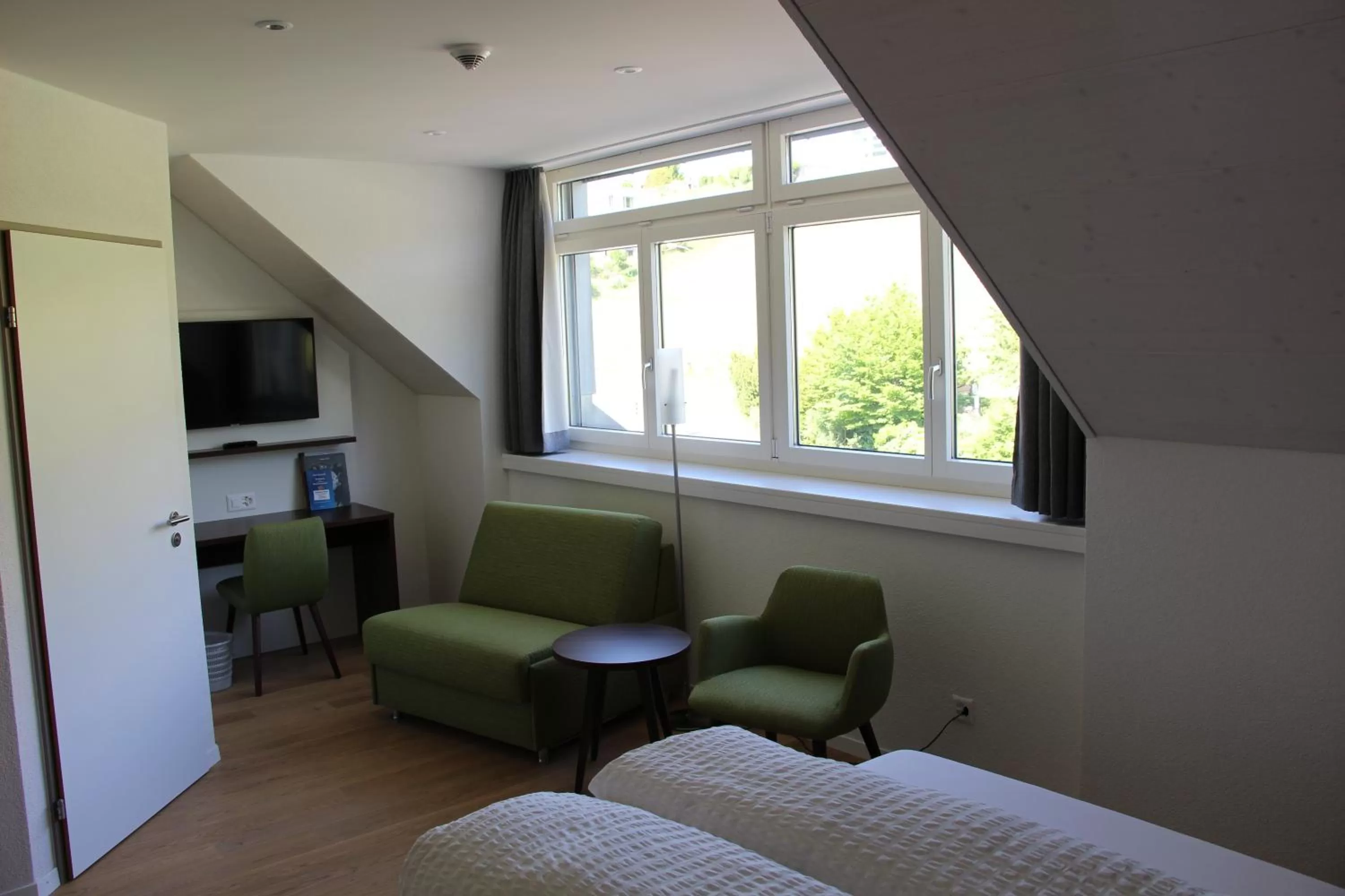 Seating area in Seehotel Delphin