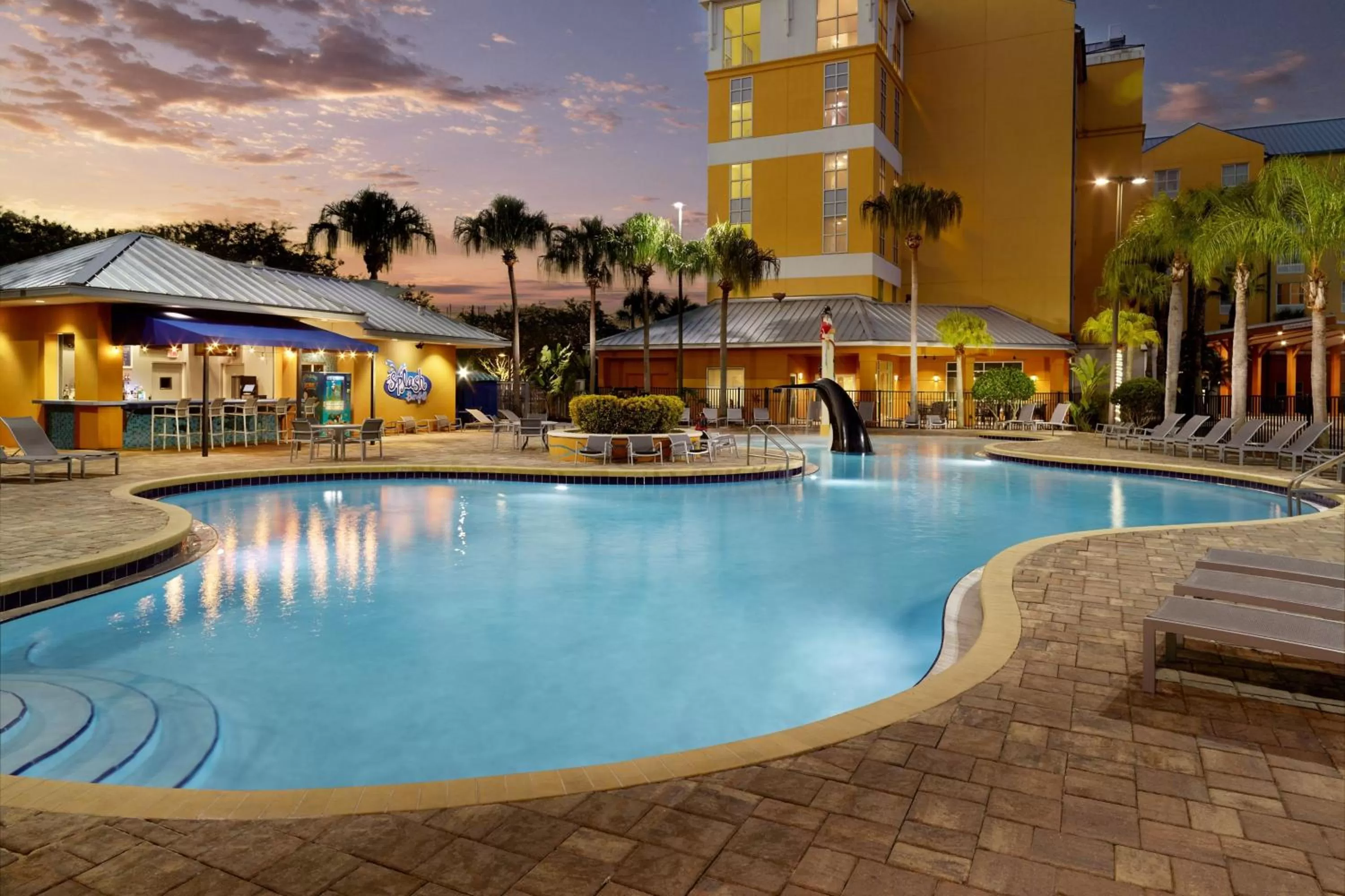 Swimming pool in Fairfield Inn Suites by Marriott Orlando At SeaWorld