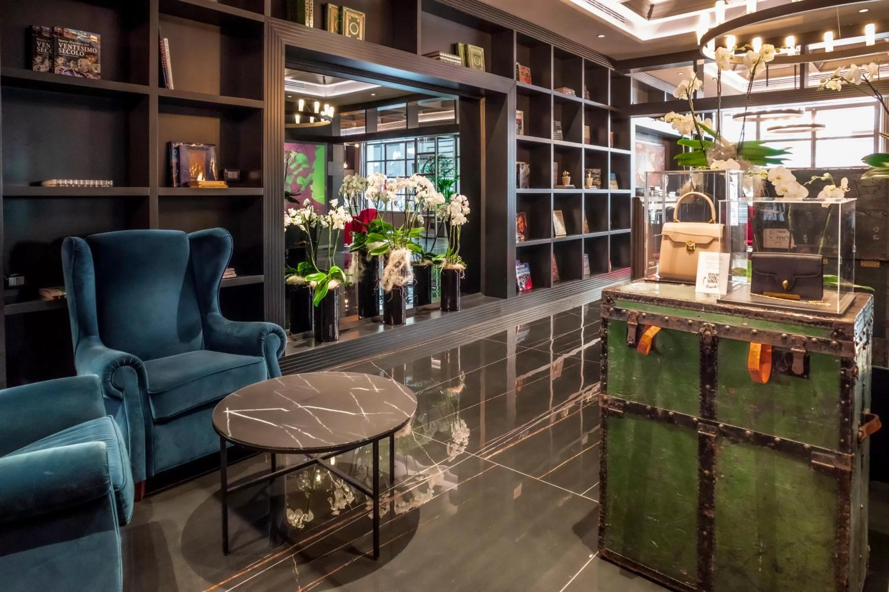 Lobby or reception in Palazzo Cornalia