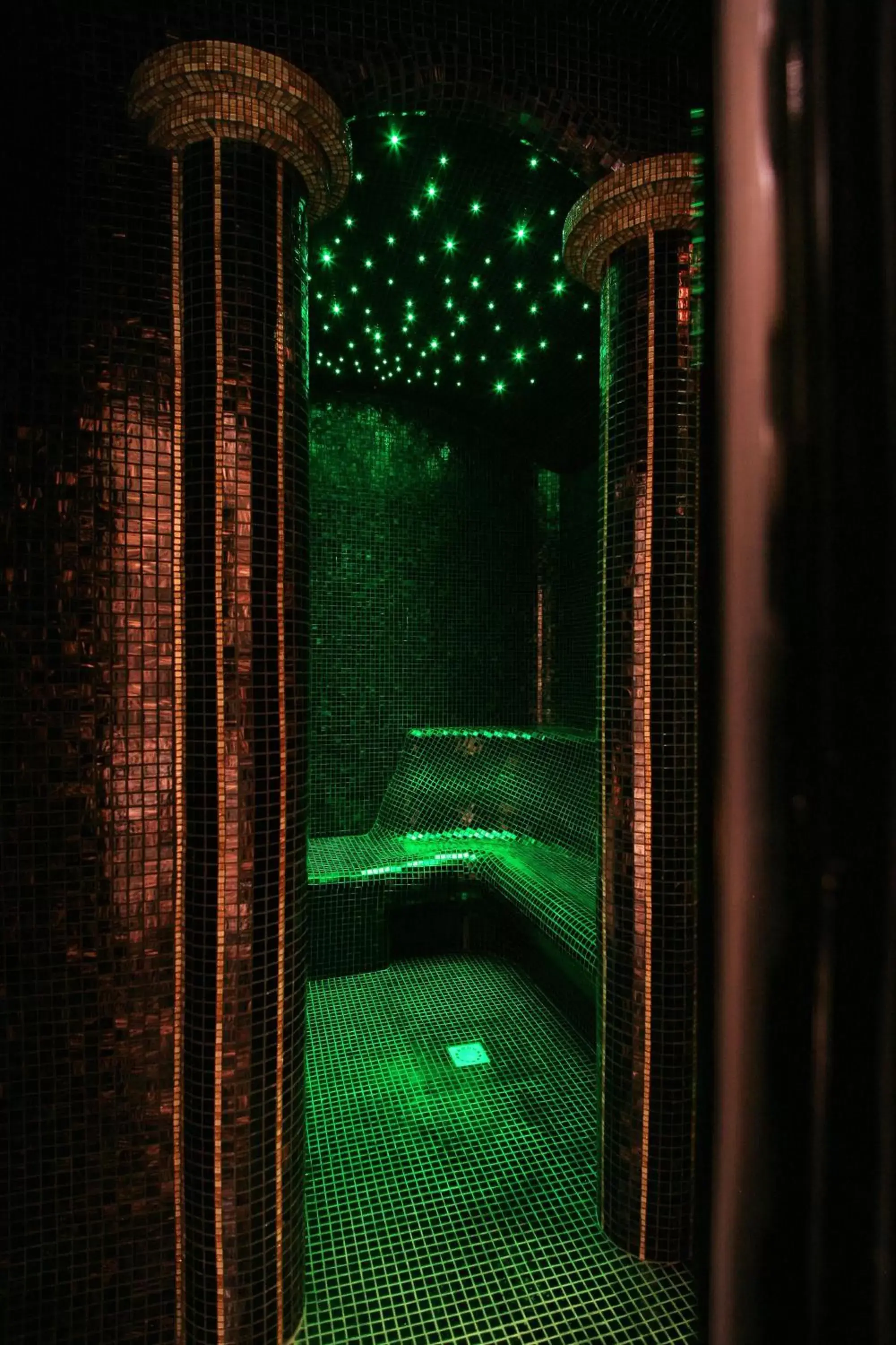 Steam room in Hotel Columbia Wellness & Spa