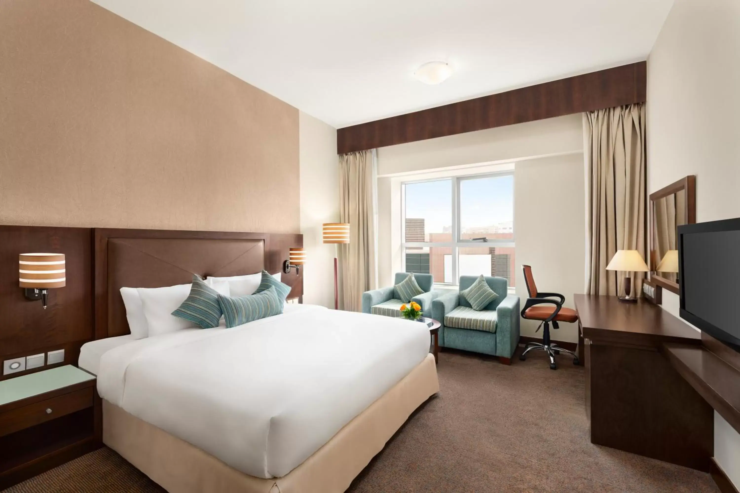 Photo of the whole room, Bed in Ramada by Wyndham Dubai Deira Photo of the whole room, Bed in Ramada by Wyndham Dubai Deira